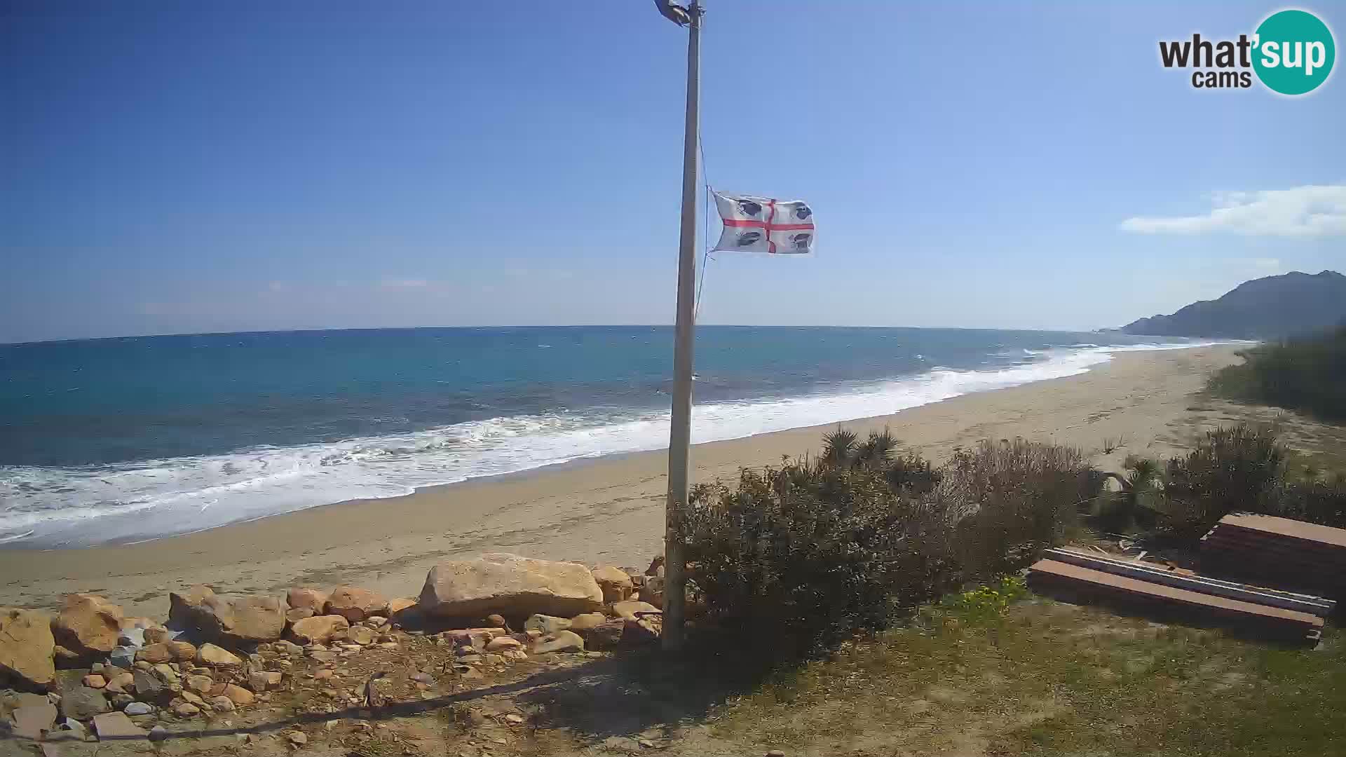 Webcam Museddu Strand – Ogliastra – Sardinien – Italien