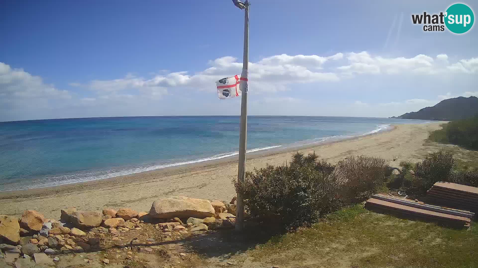 Web kamera plaža Museddu – Ogliastra – Sardinija – Italija