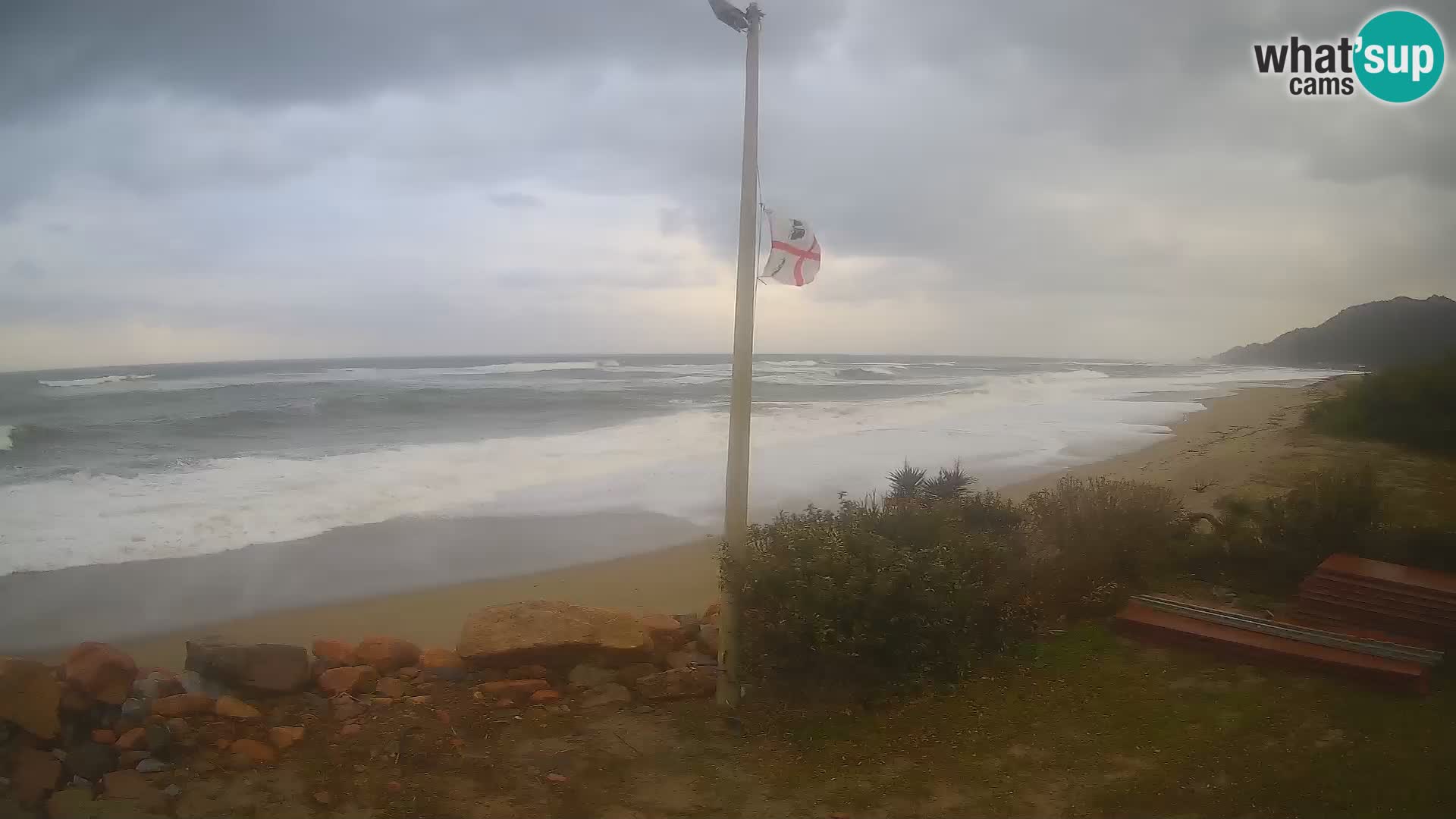 LIVE webcam Museddu beach – Ogliastra – Sardinia – Italy