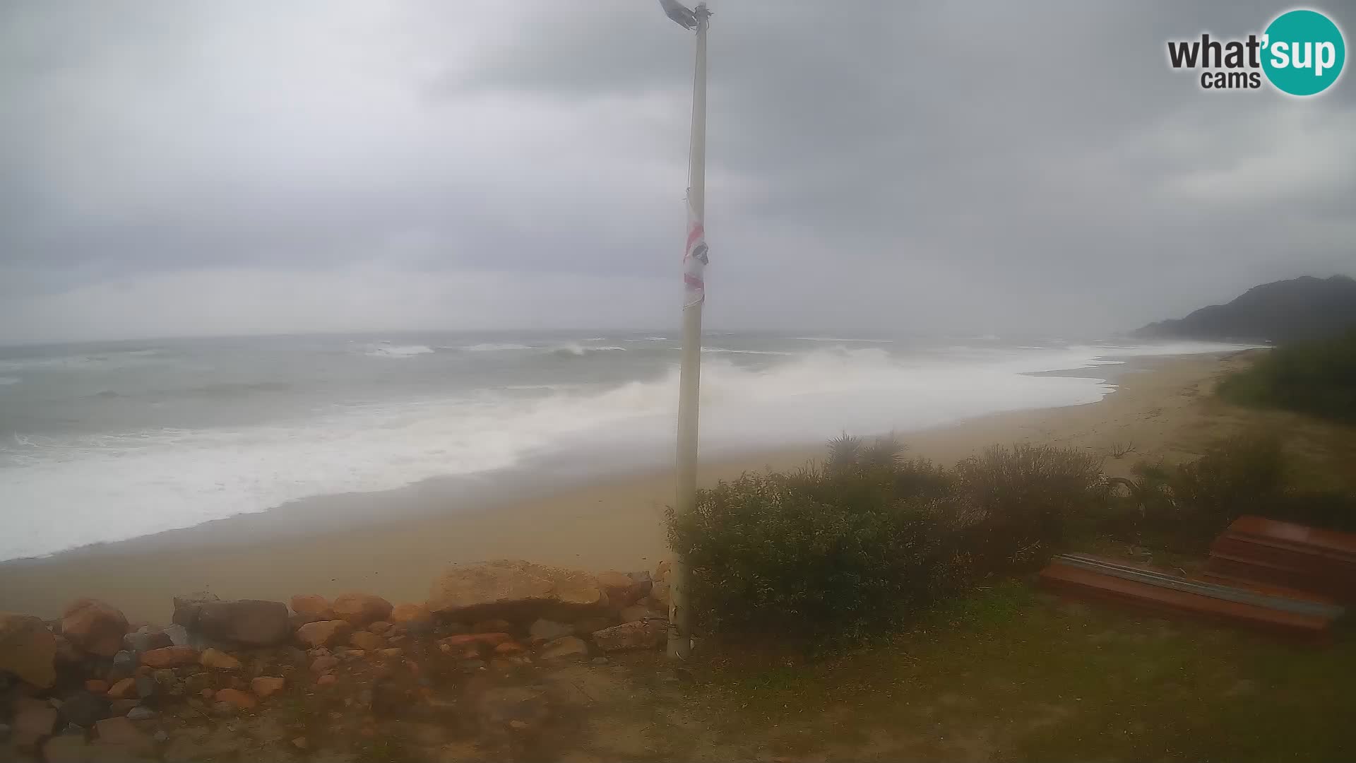 Webcam Museddu Strand – Ogliastra – Sardinien – Italien