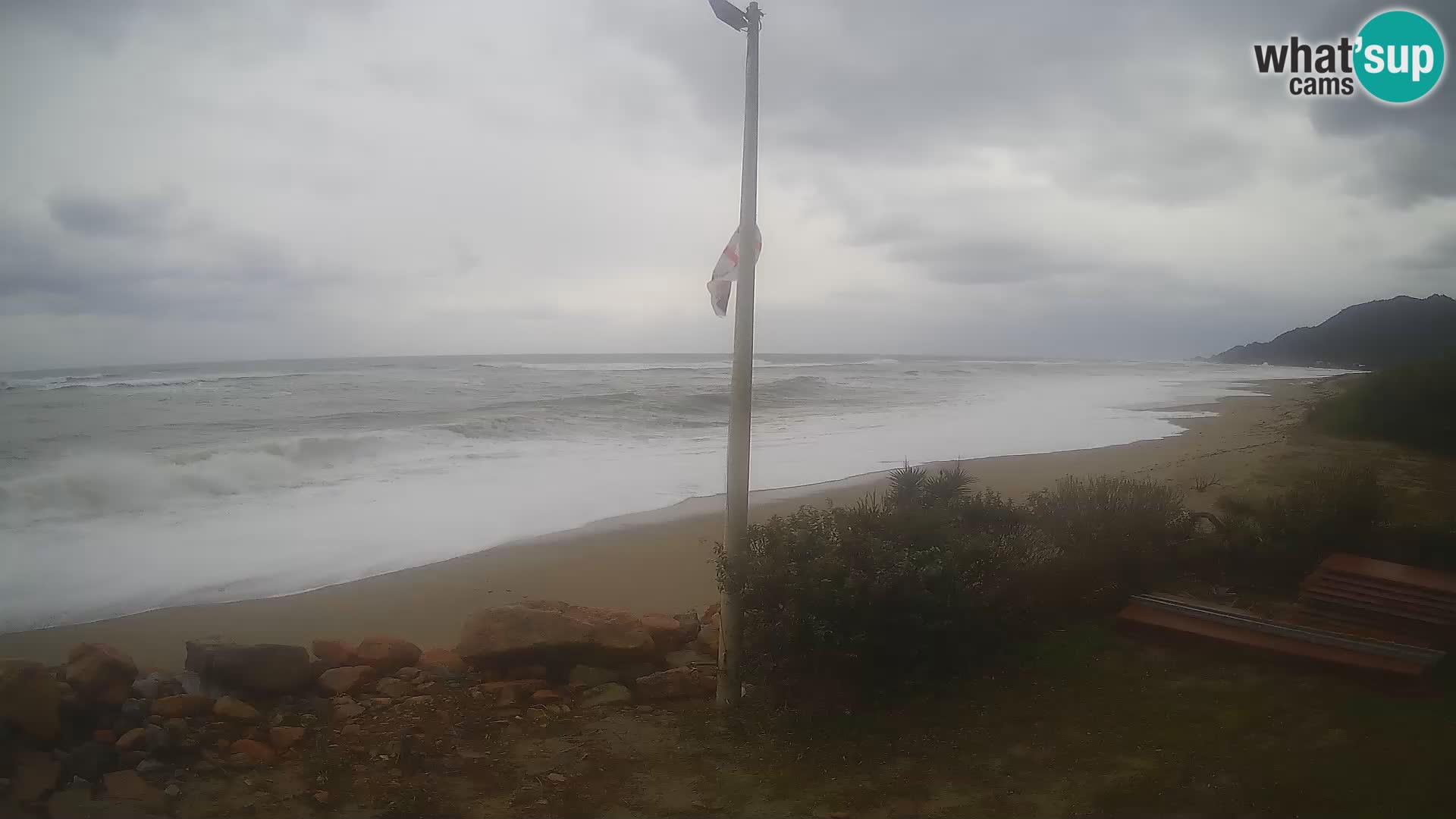 Camera en vivo playa Museddu – Ogliastra – Cerdeña – Italia