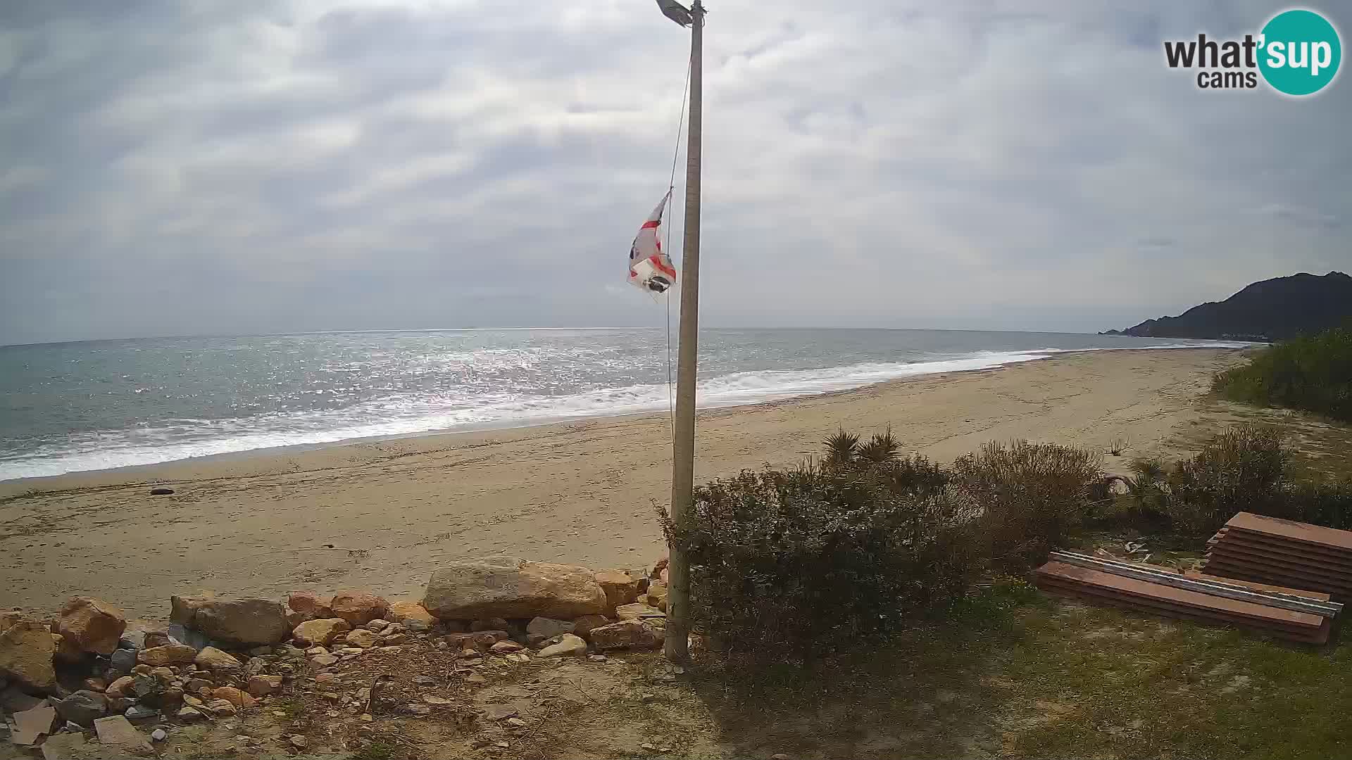 LIVE webcam Museddu beach – Ogliastra – Sardinia – Italy