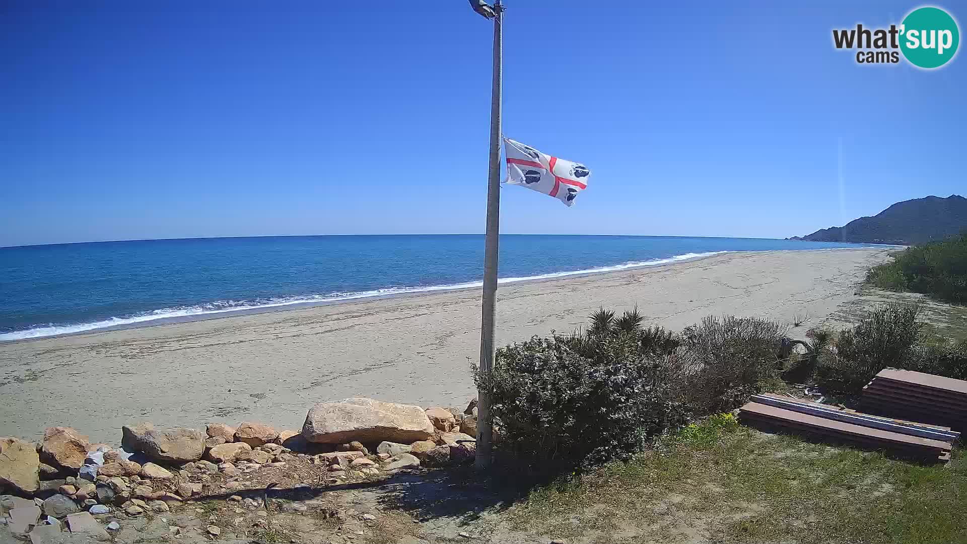 LIVE webcam Museddu beach – Ogliastra – Sardinia – Italy