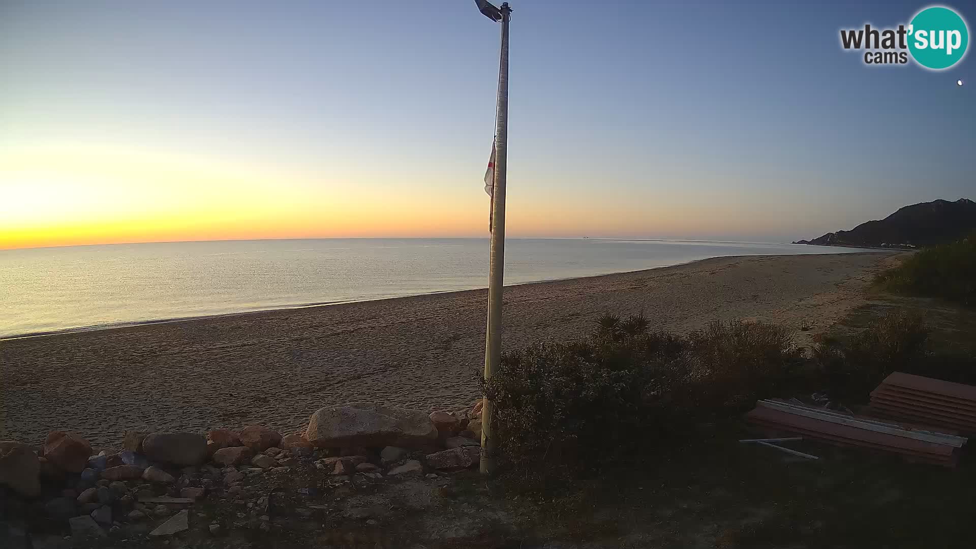 Camera en vivo playa Museddu – Ogliastra – Cerdeña – Italia