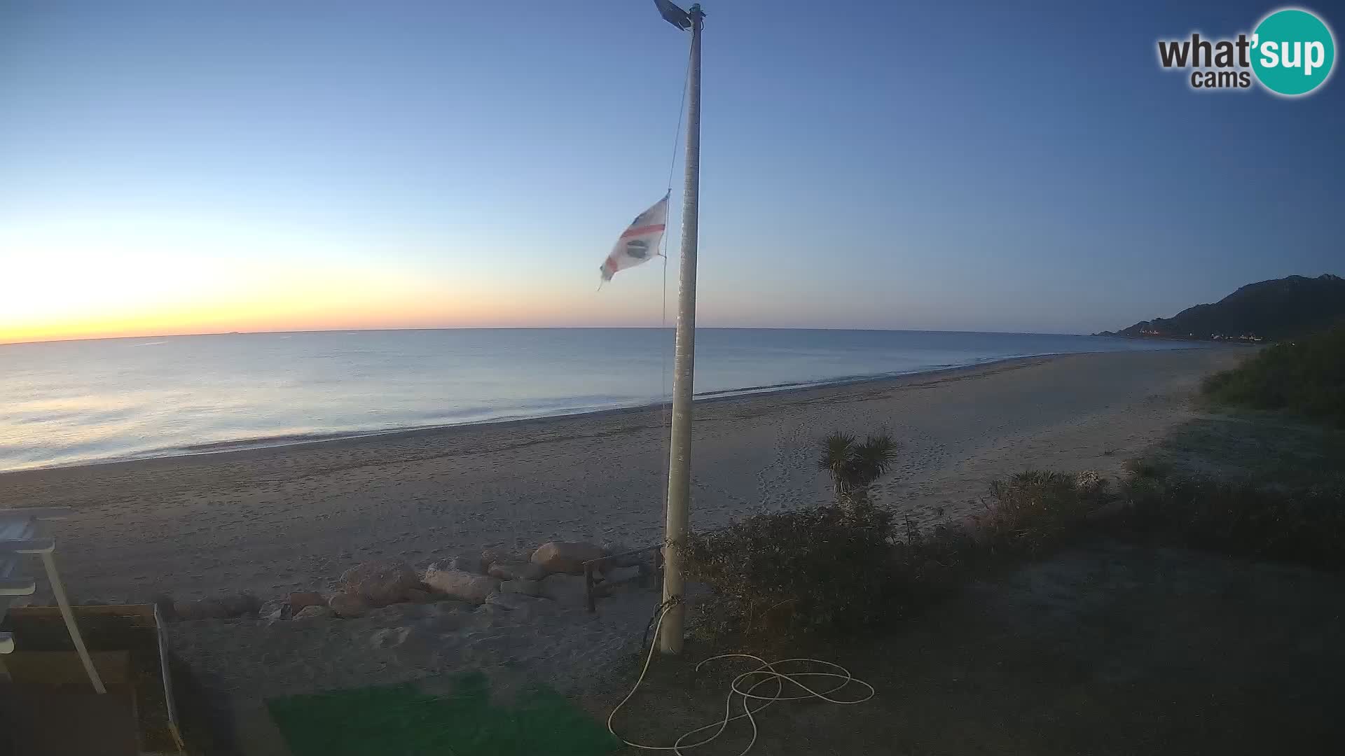 Spletna kamera plaža Museddu – Ogliastra – Sardinija – Italija