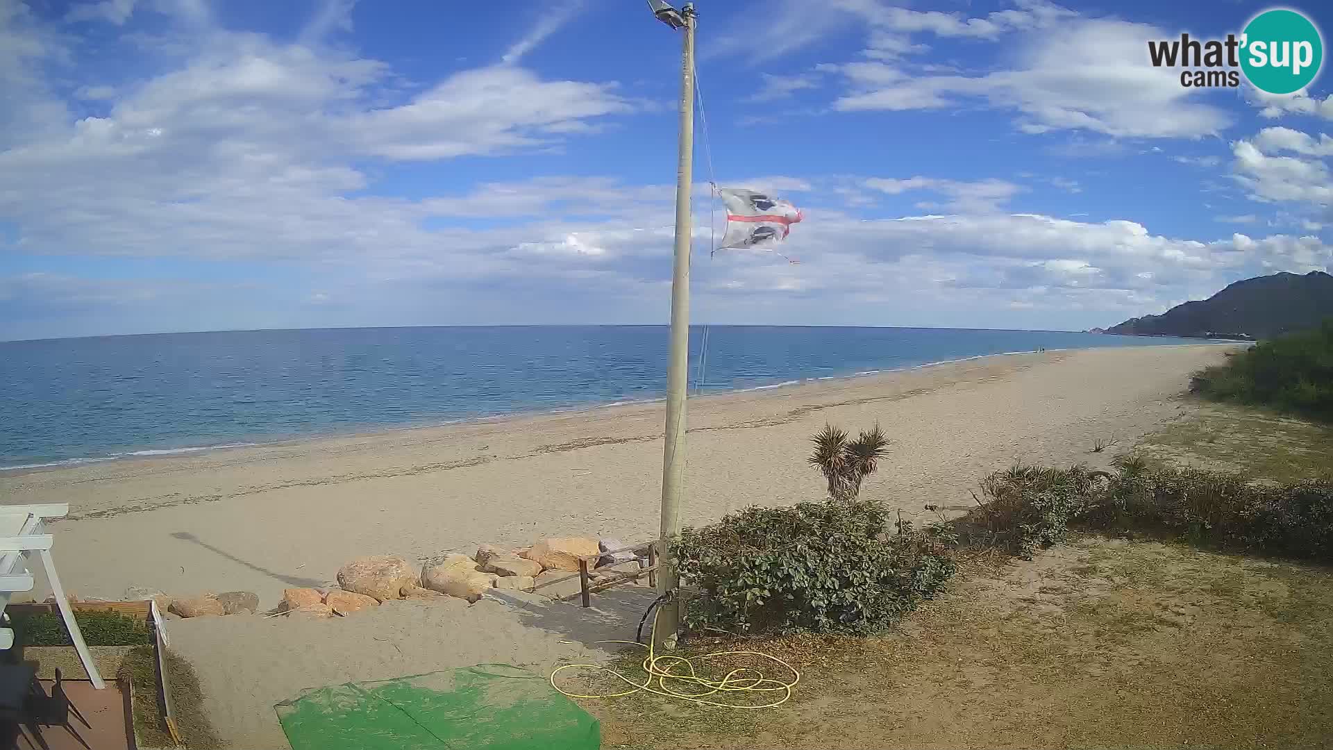 Camera en vivo playa Museddu – Ogliastra – Cerdeña – Italia