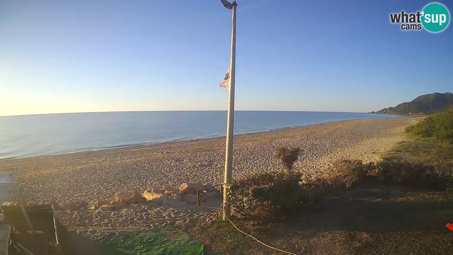 LIVE webcam Museddu beach – Ogliastra – Sardinia – Italy
