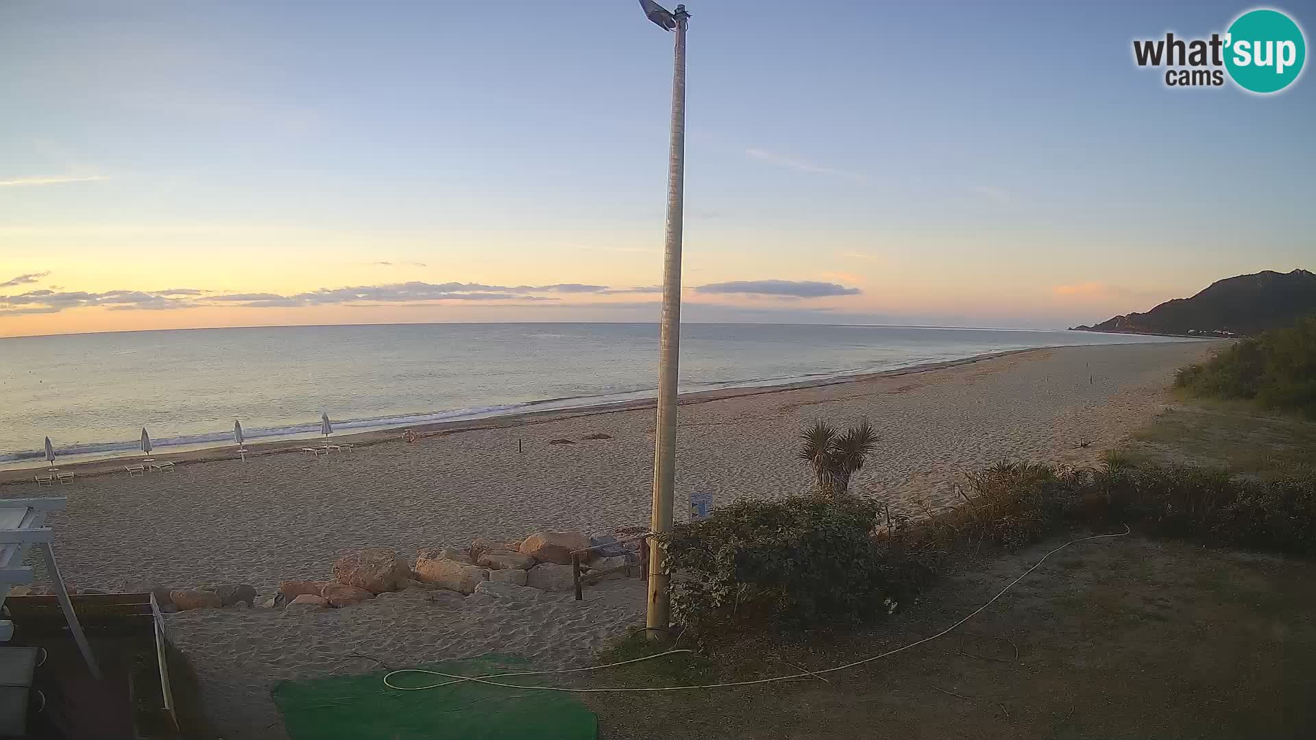 Camera en vivo playa Museddu – Ogliastra – Cerdeña – Italia