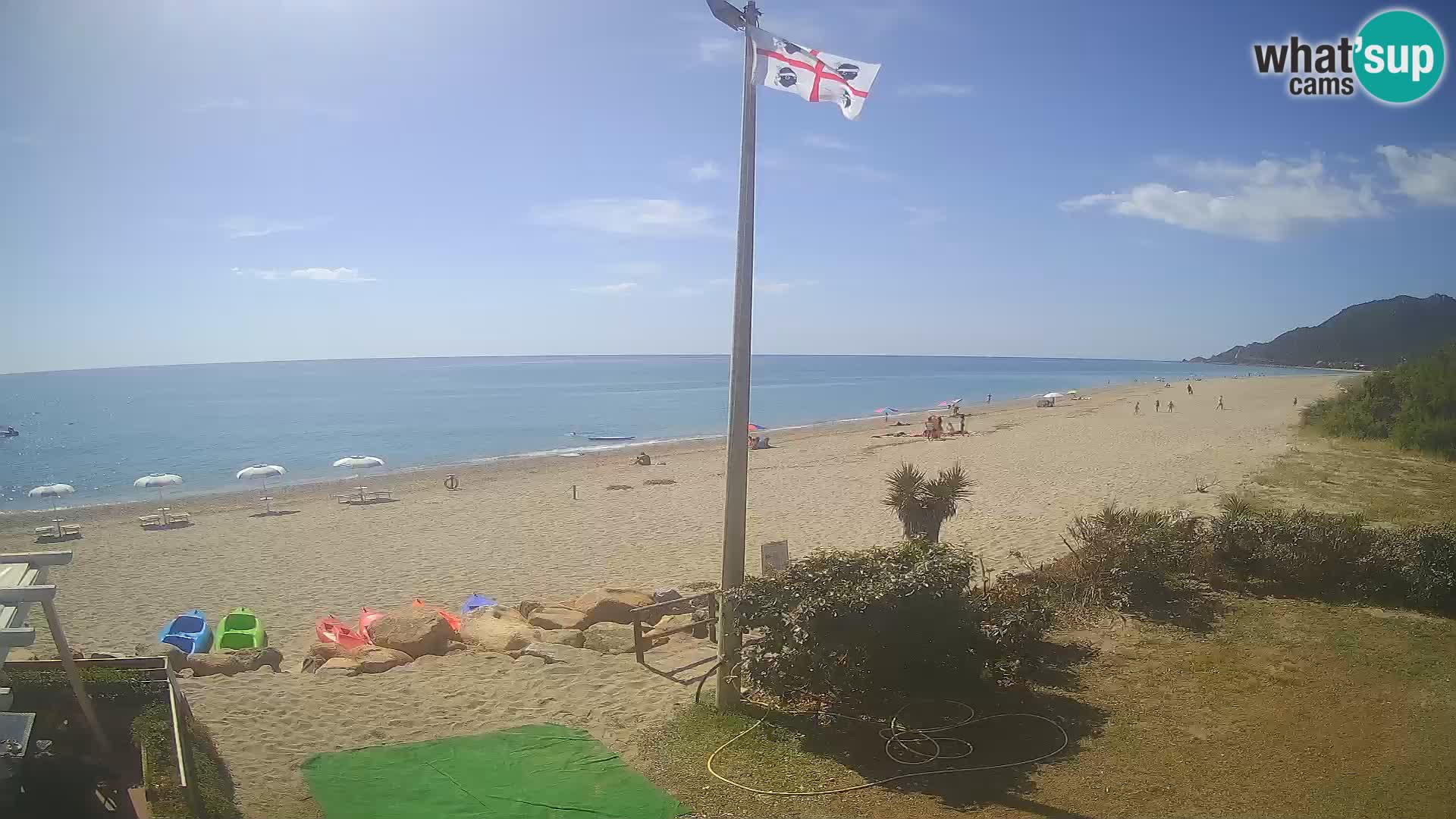 Webcam plage Museddu – Ogliastra livecam Sardaigne – Italie