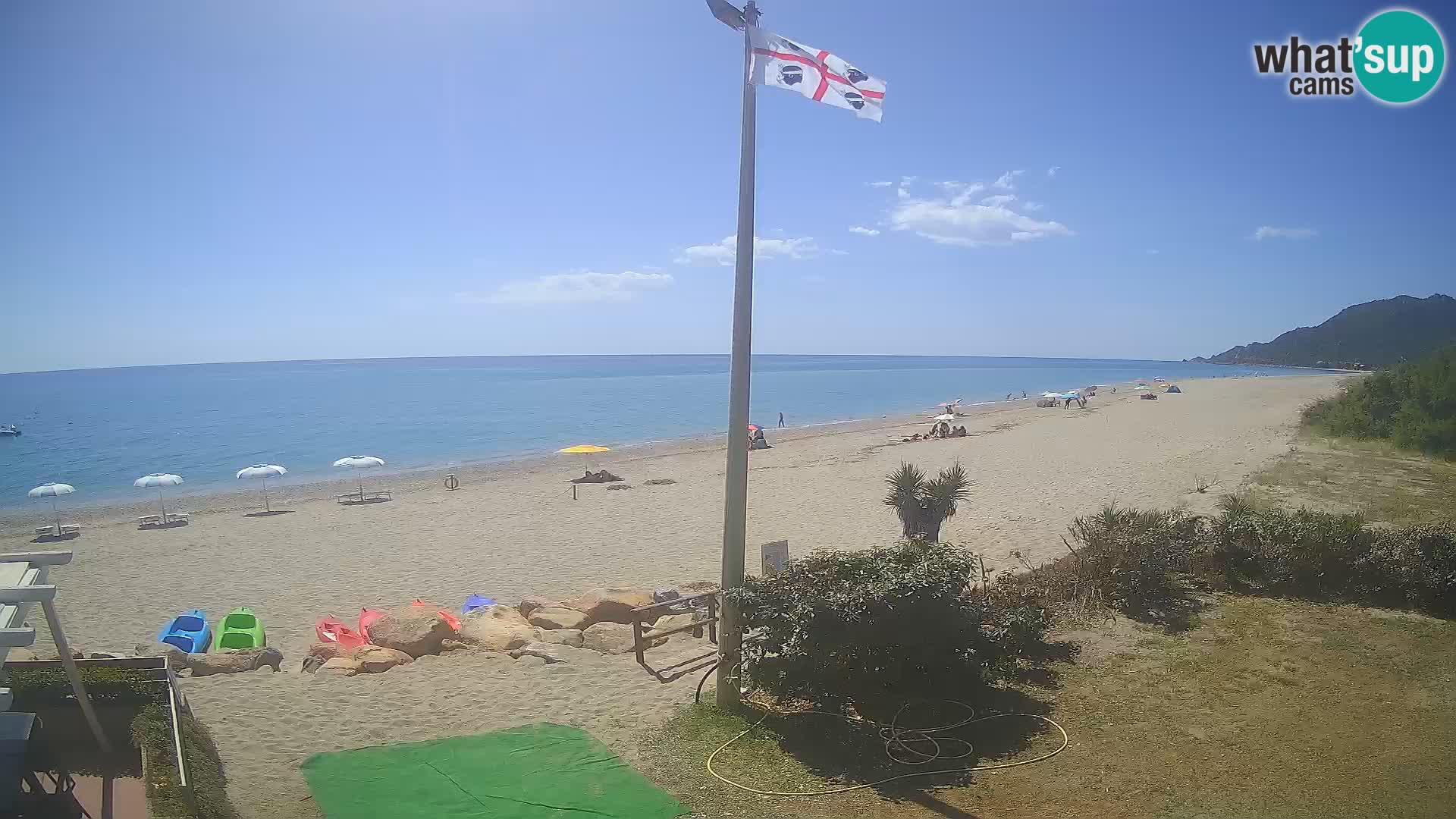 Webcam plage Museddu – Ogliastra livecam Sardaigne – Italie