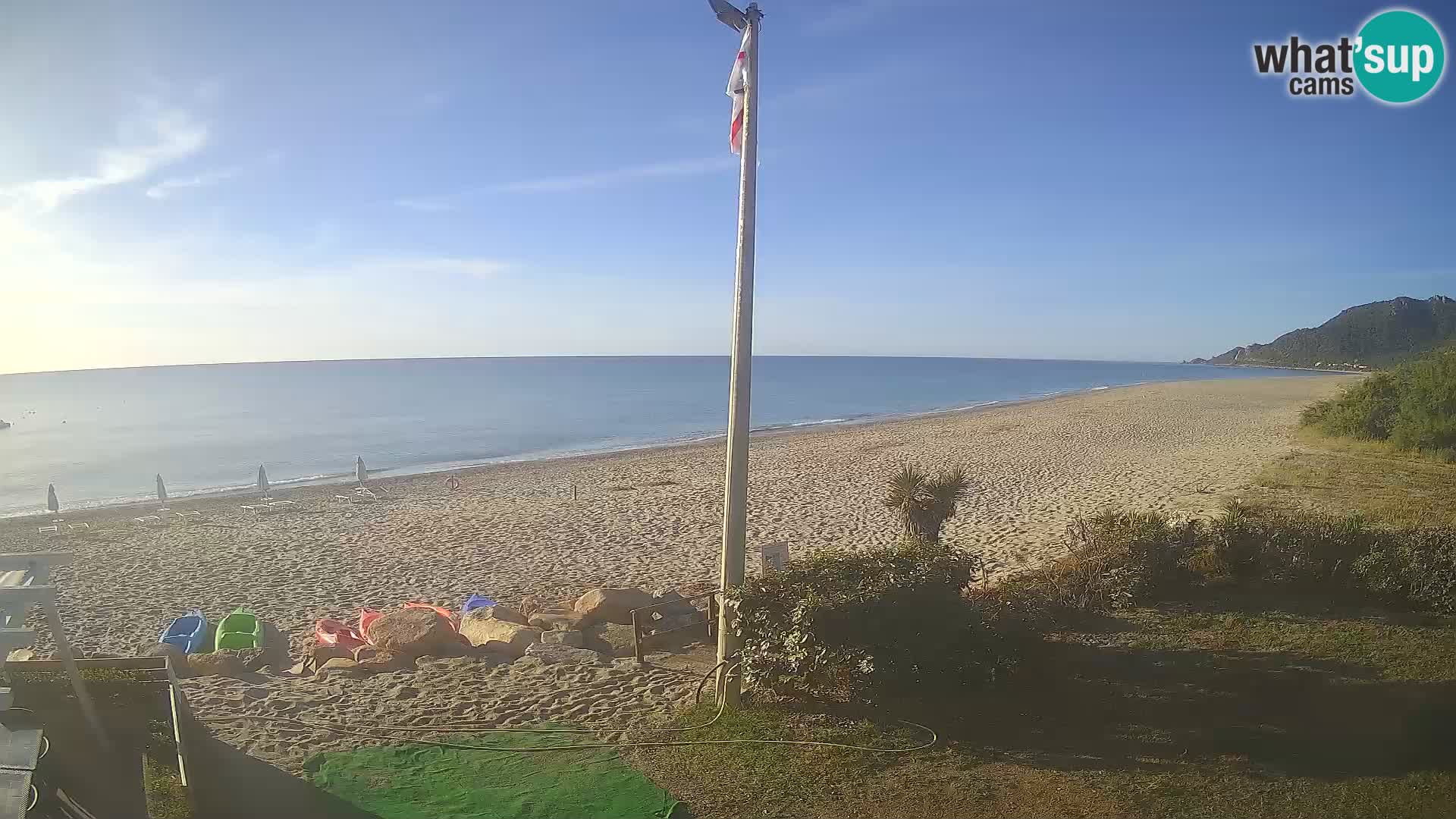 LIVE webcam Museddu beach – Ogliastra – Sardinia – Italy