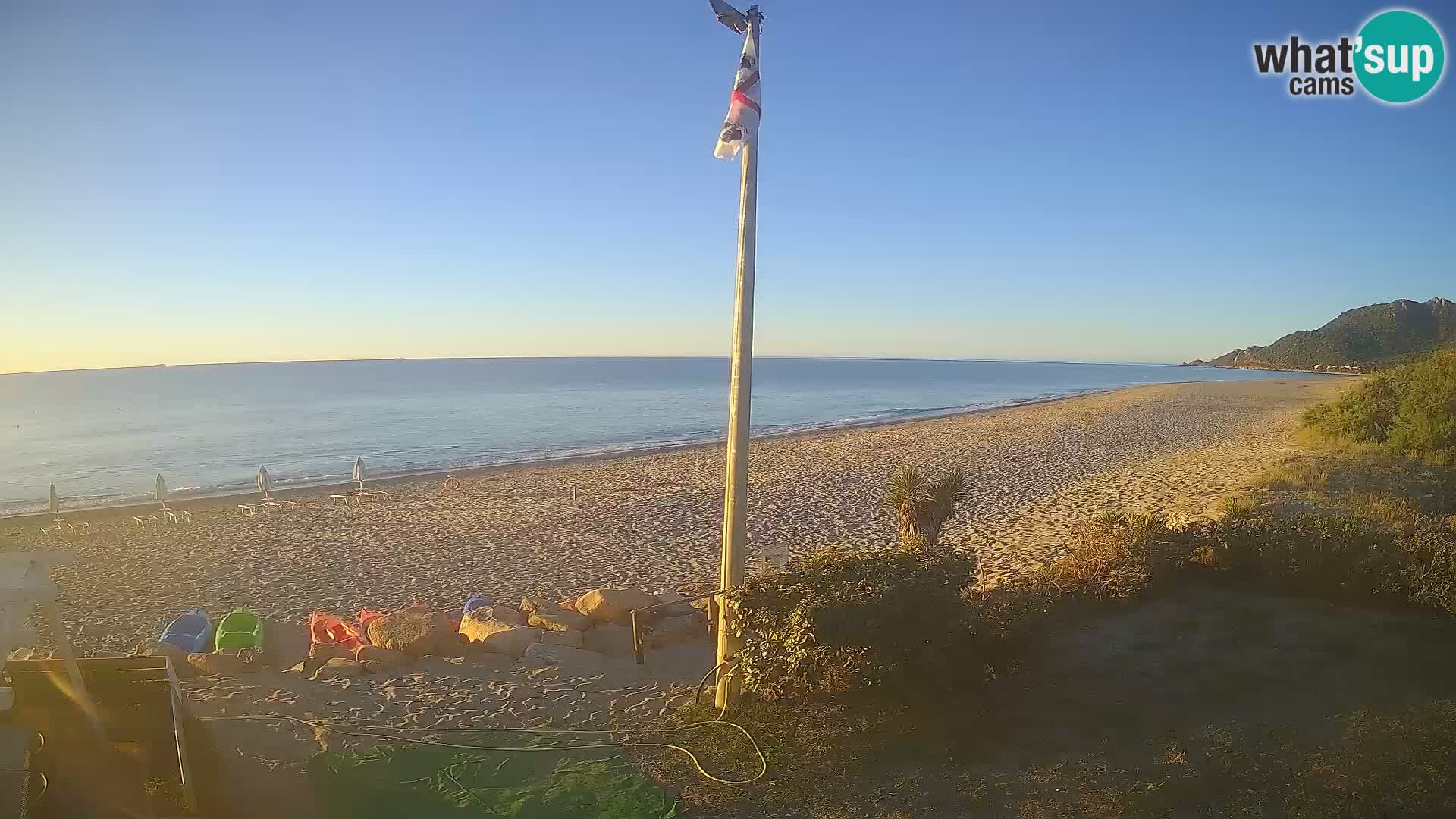 LIVE webcam Museddu beach – Ogliastra – Sardinia – Italy
