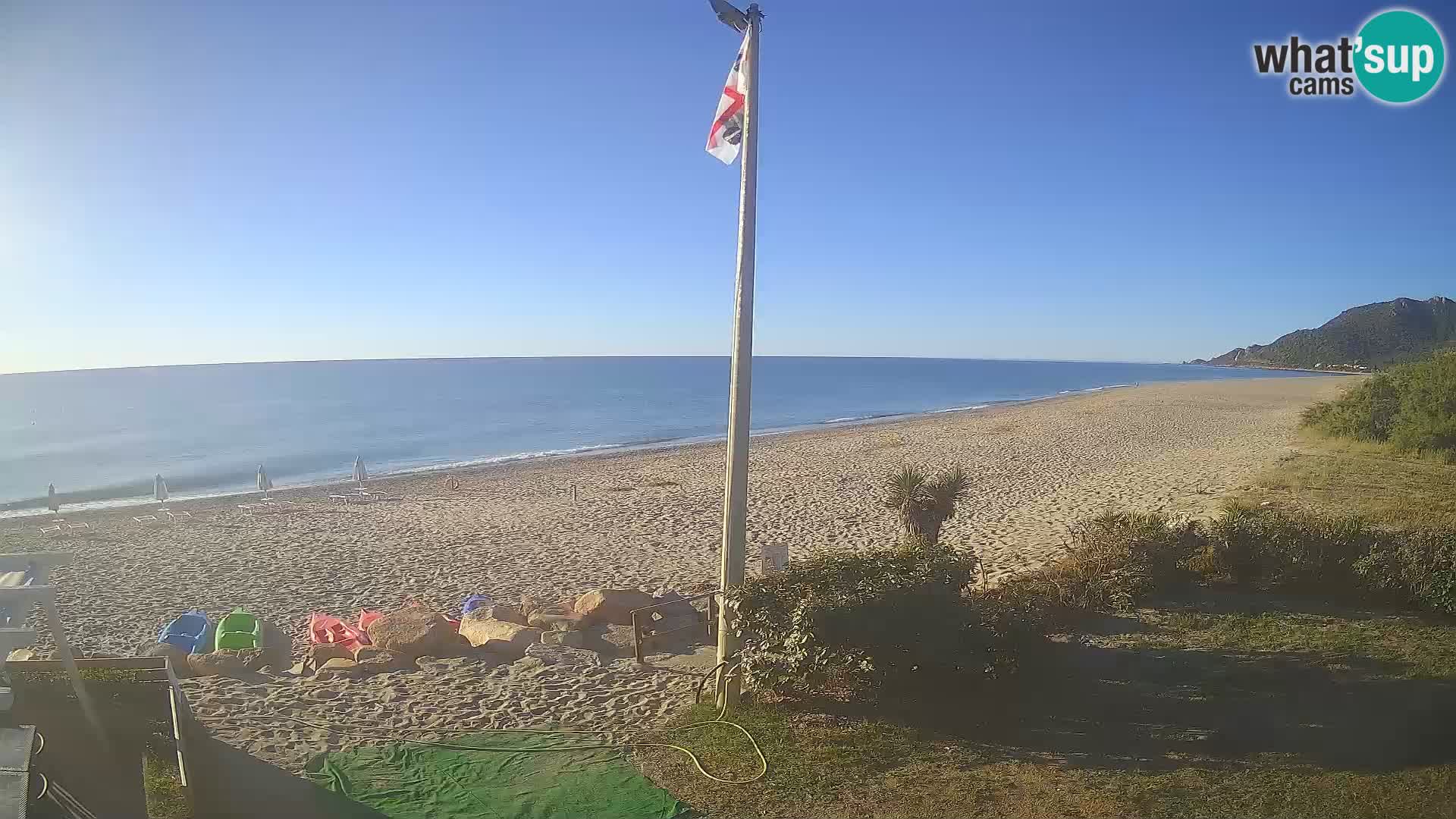 LIVE webcam Museddu beach – Ogliastra – Sardinia – Italy