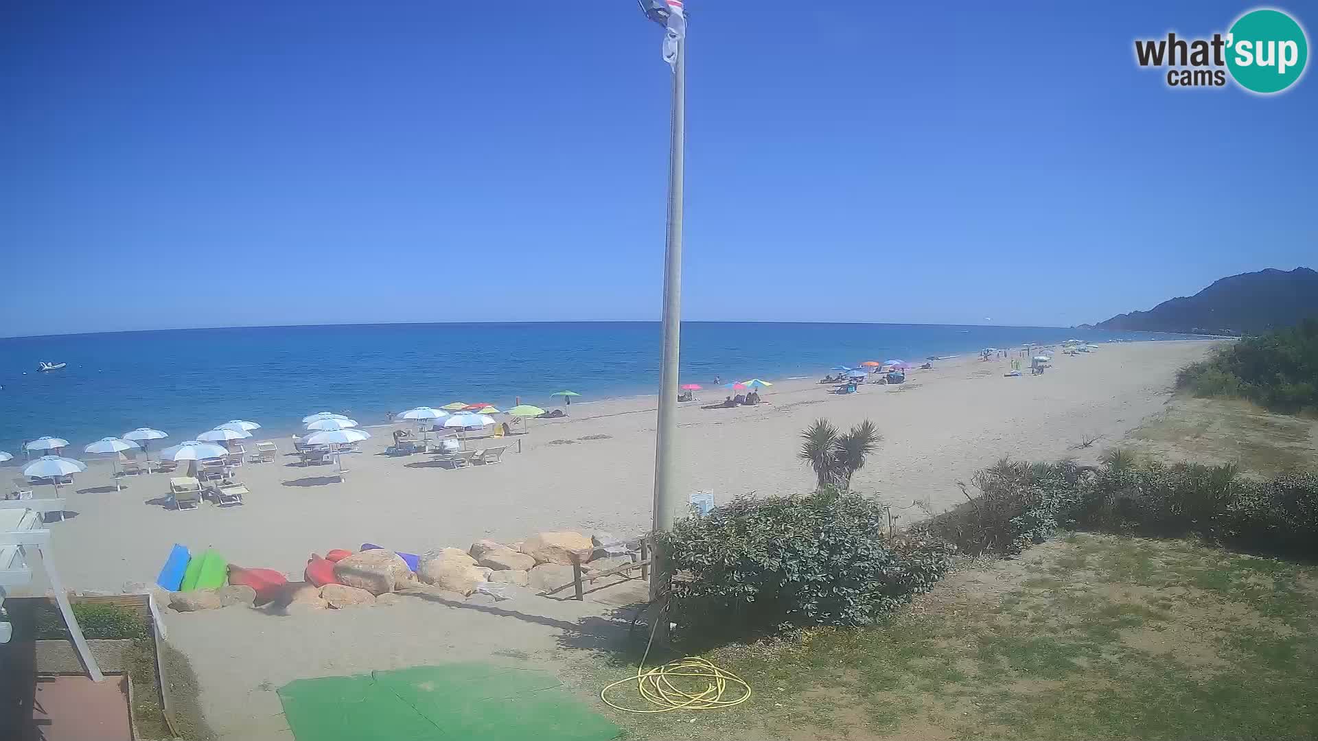 Webcam plage Museddu – Ogliastra livecam Sardaigne – Italie