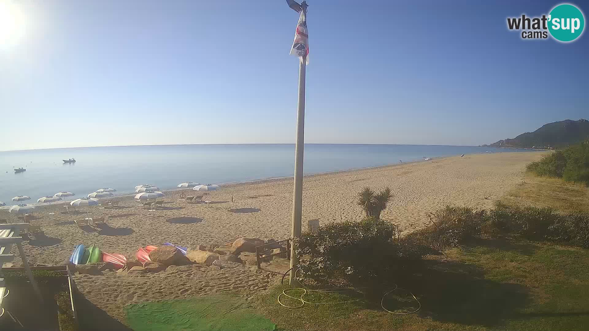 Webcam plage Museddu – Ogliastra livecam Sardaigne – Italie