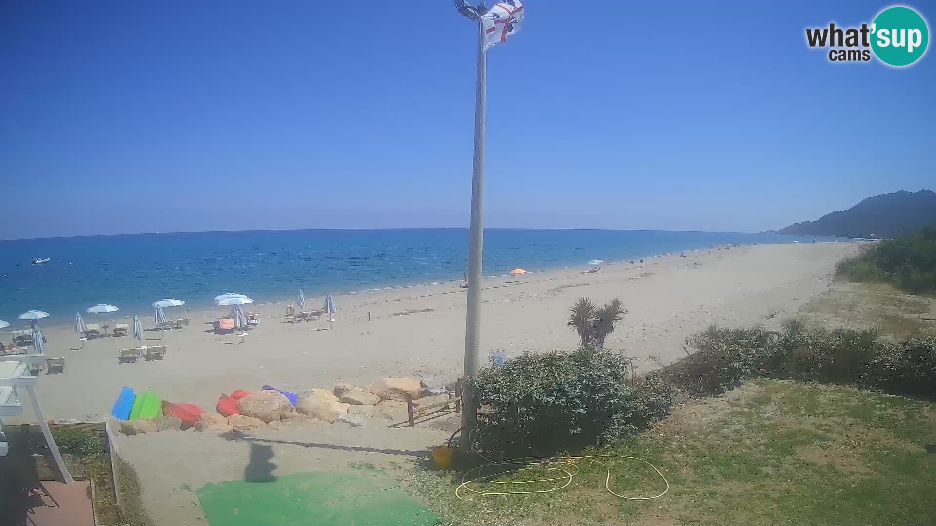 LIVE webcam Museddu beach – Ogliastra – Sardinia – Italy