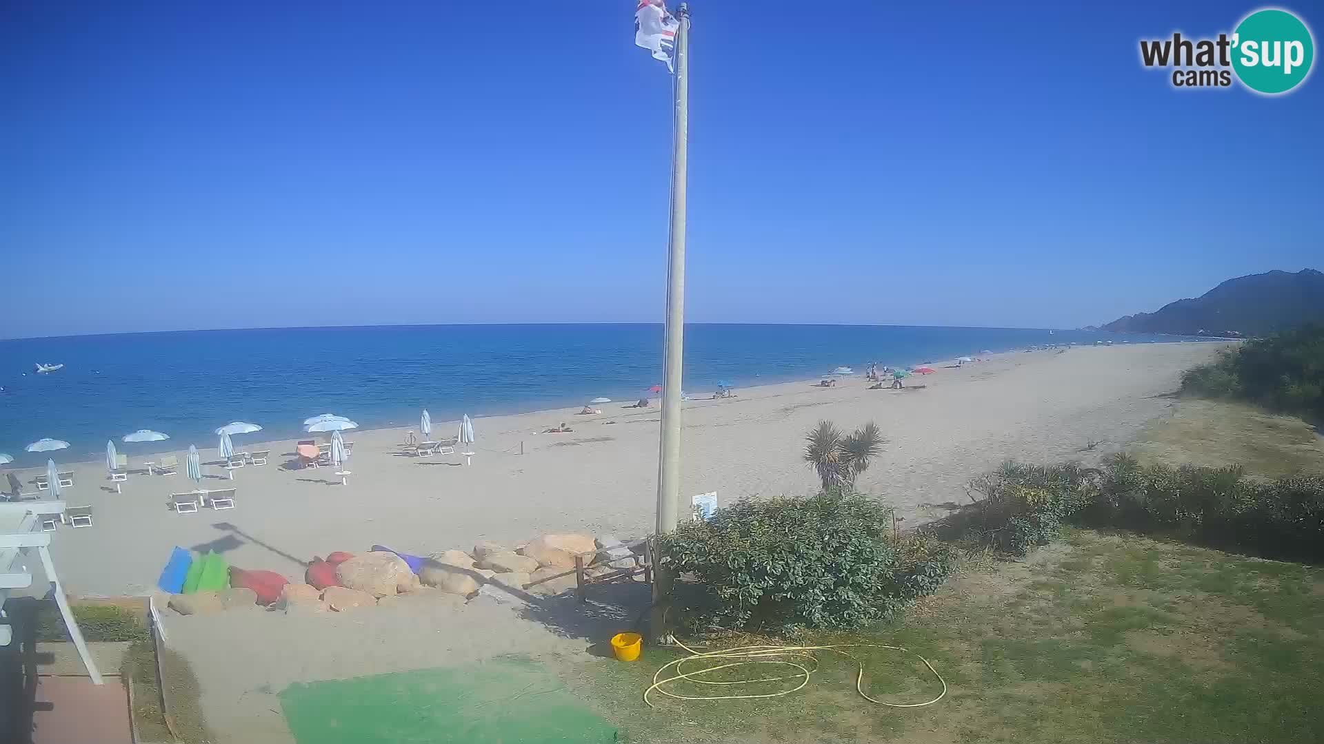 Spletna kamera plaža Museddu – Ogliastra – Sardinija – Italija