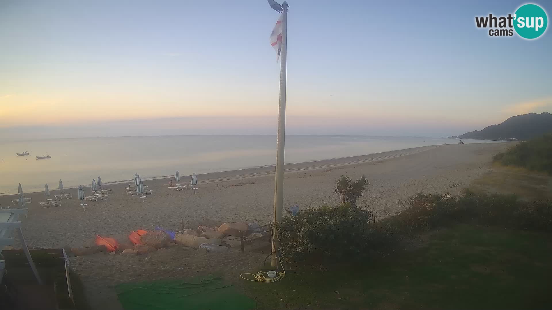 Webcam plage Museddu – Ogliastra livecam Sardaigne – Italie