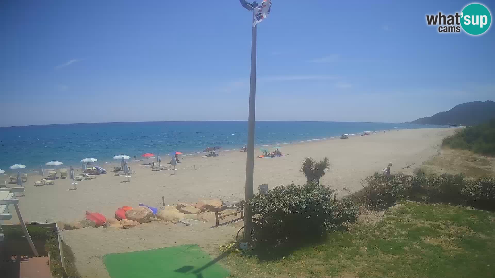 Camera en vivo playa Museddu – Ogliastra – Cerdeña – Italia