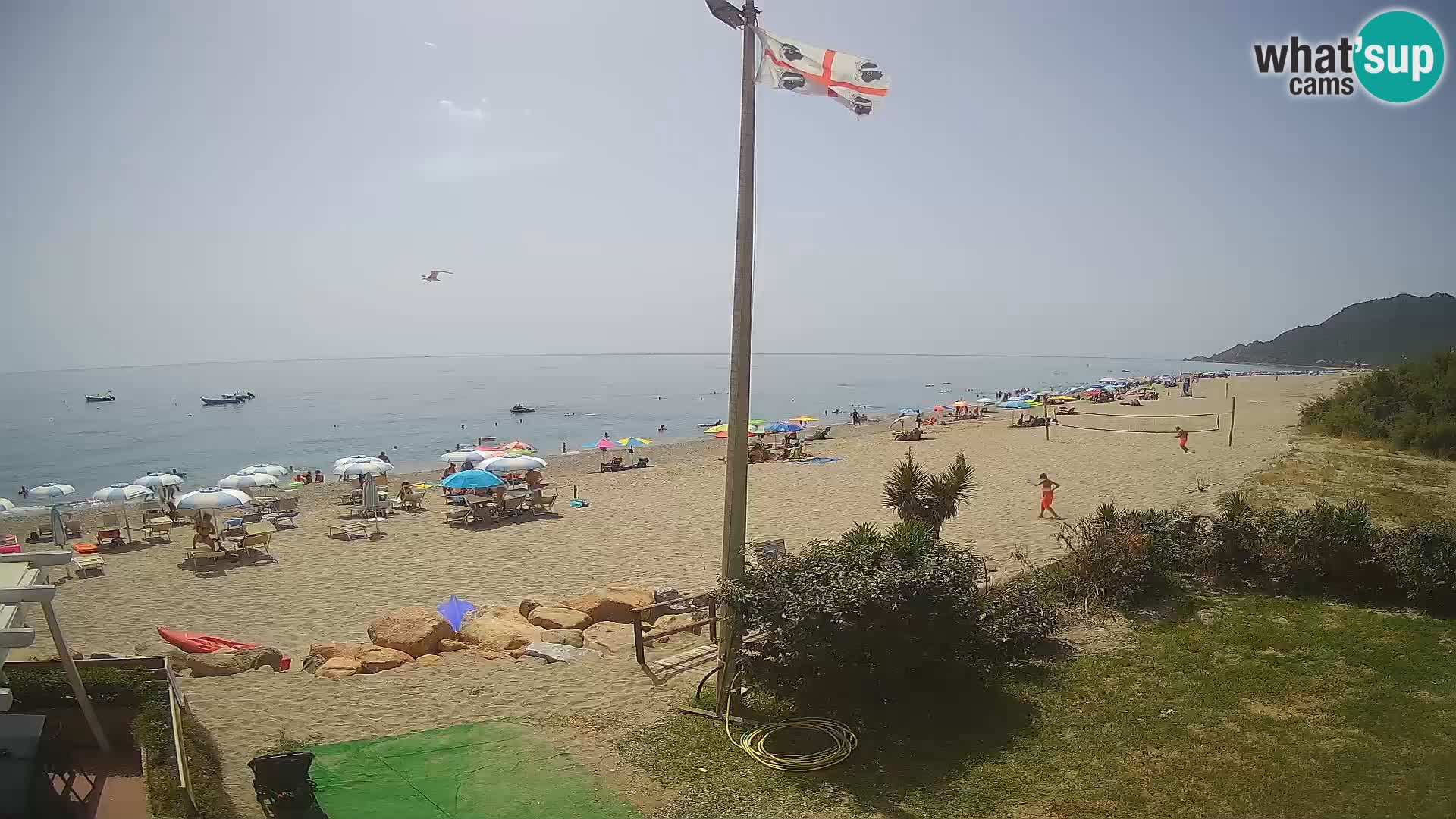 Spletna kamera plaža Museddu – Ogliastra – Sardinija – Italija