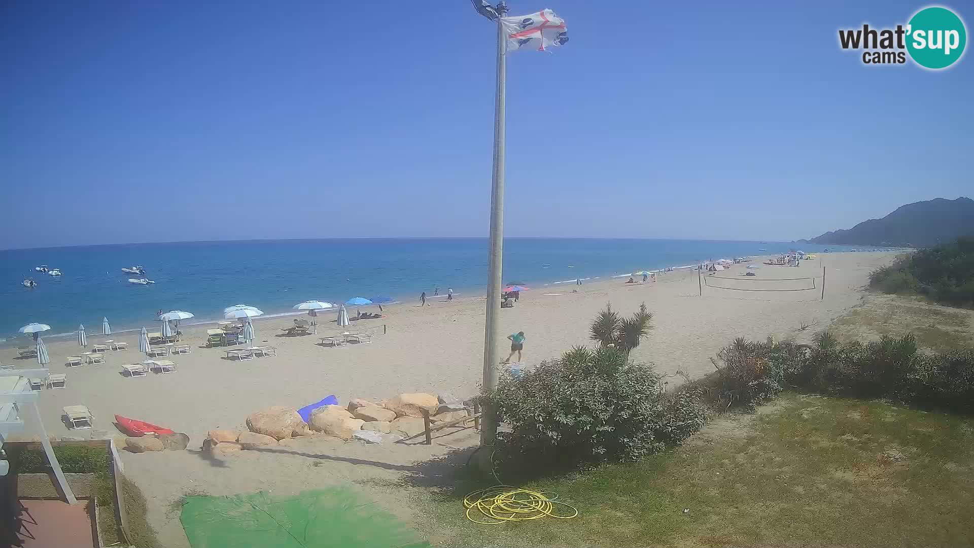 LIVE webcam Museddu beach – Ogliastra – Sardinia – Italy