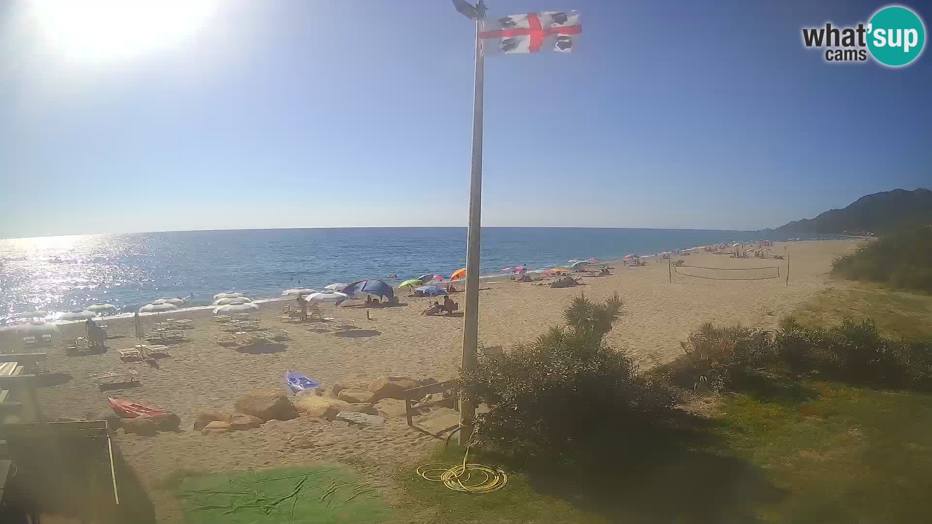 Spletna kamera plaža Museddu – Ogliastra – Sardinija – Italija