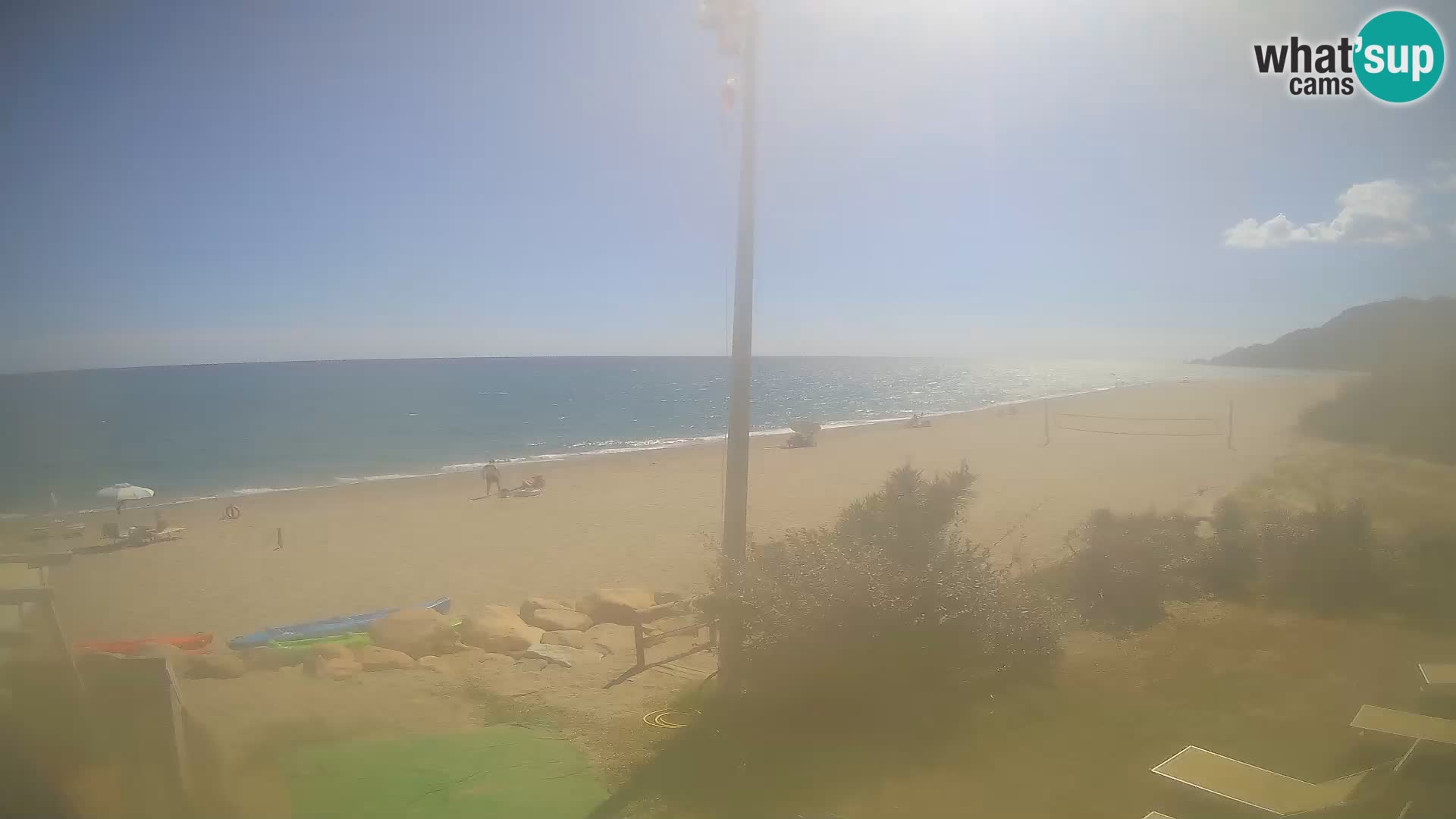 Spletna kamera plaža Museddu – Ogliastra – Sardinija – Italija
