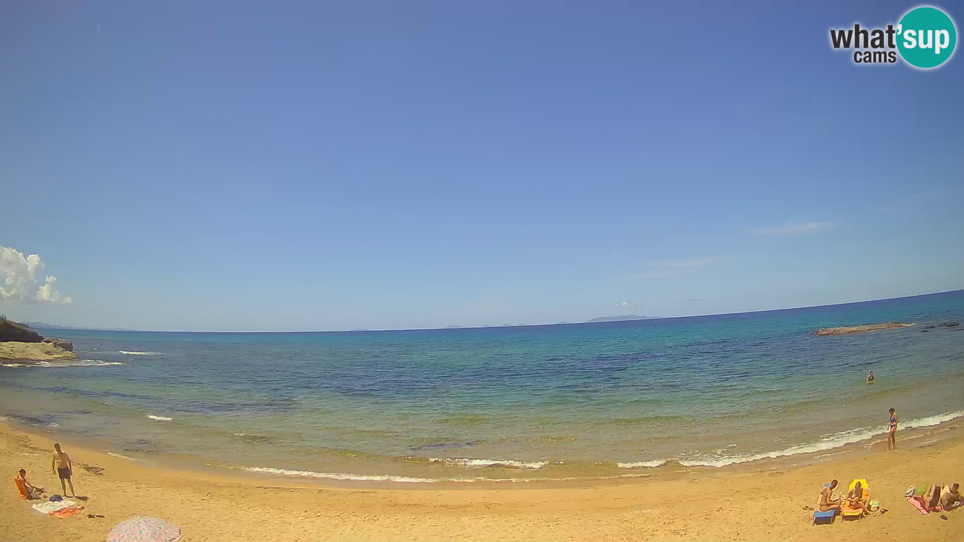 Lu Bagnu webcam en direct Plage d’Ampurias – Castelsardo – Sardaigne – Italie