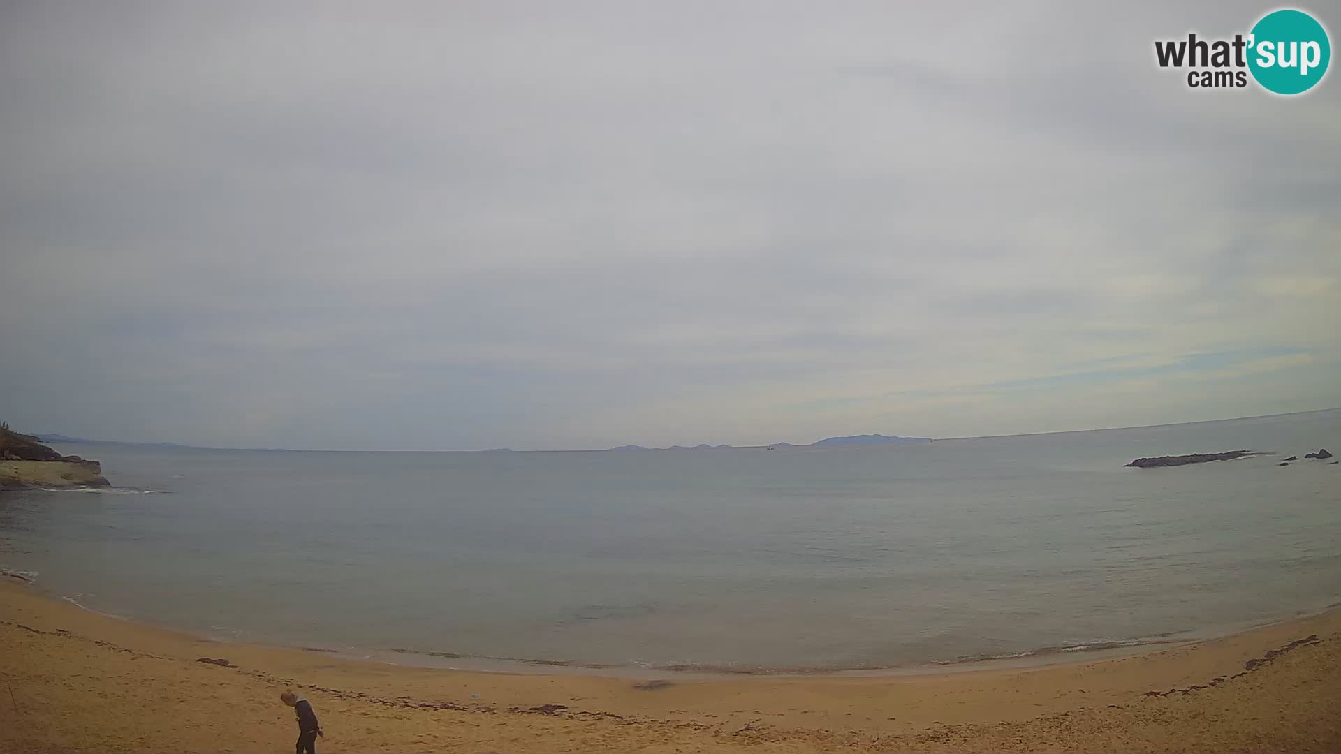 Lu Bagnu spletna kamera v živo Plaža Ampurias – Castelsardo – Sardinija – Italija