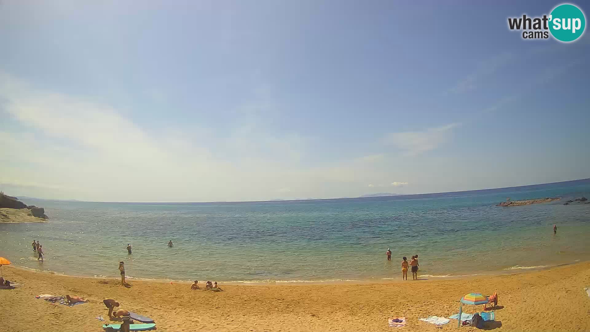 Lu Bagnu webcam en direct Plage d’Ampurias – Castelsardo – Sardaigne – Italie