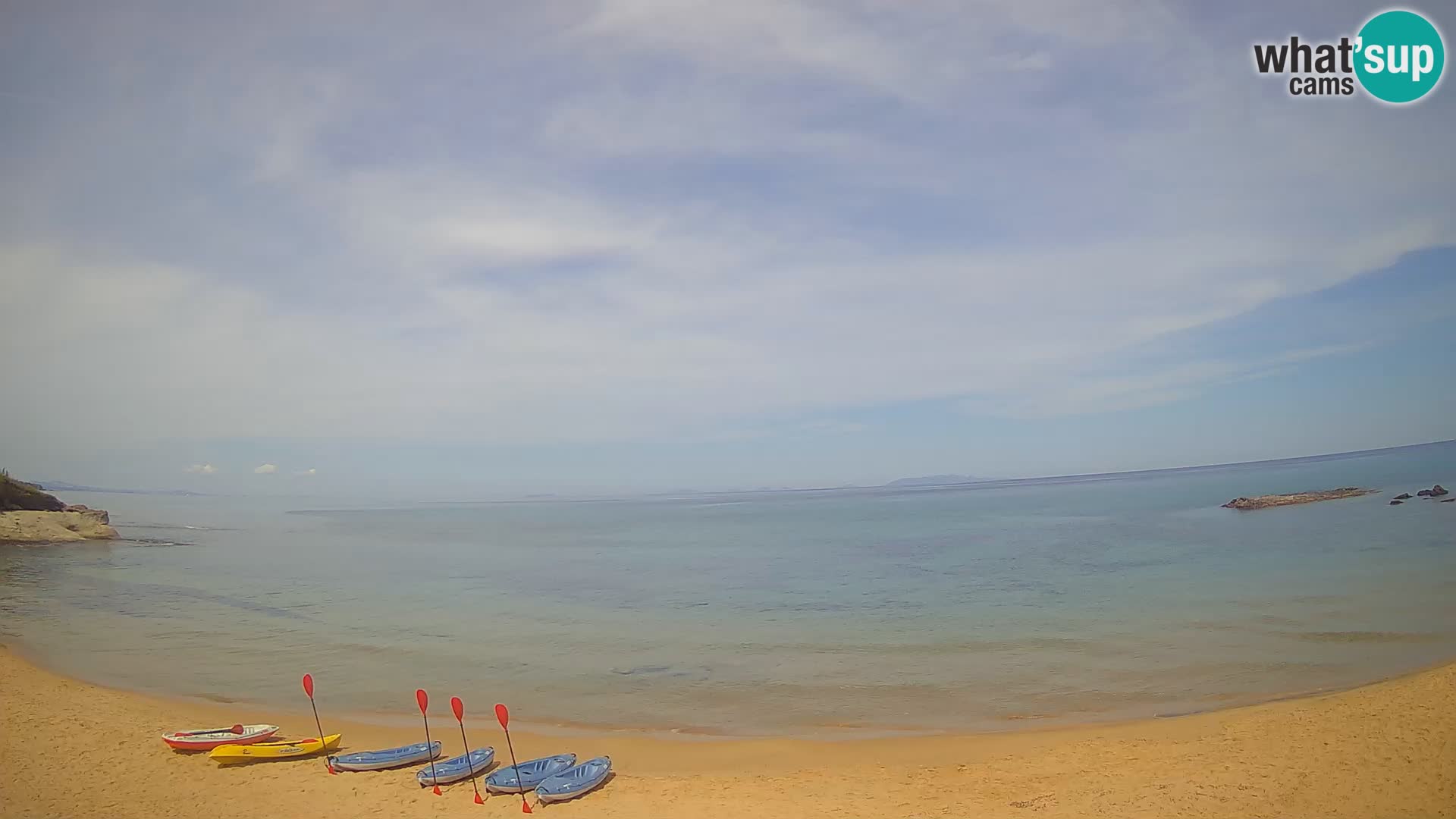 Lu Bagnu webcam en direct Plage d’Ampurias – Castelsardo – Sardaigne – Italie
