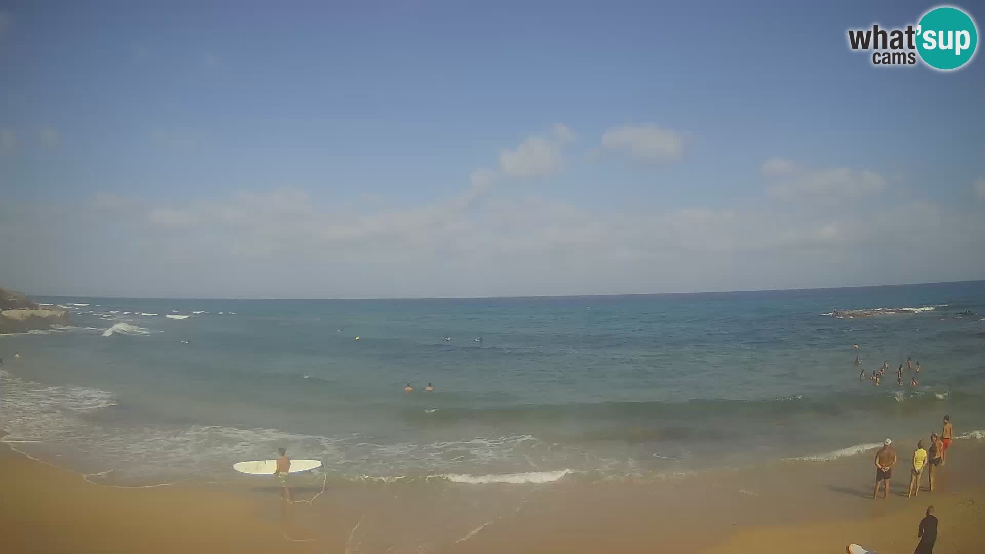 Lu Bagnu spletna kamera v živo Plaža Ampurias – Castelsardo – Sardinija – Italija