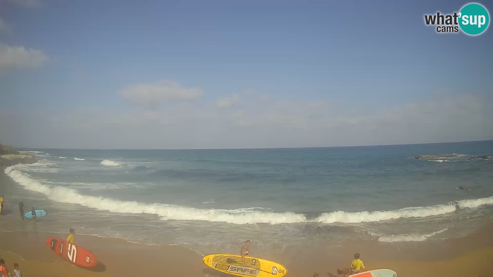 Lu Bagnu spletna kamera v živo Plaža Ampurias – Castelsardo – Sardinija – Italija