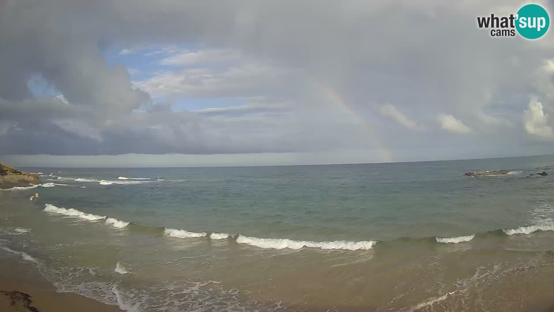 Lu Bagnu spletna kamera v živo Plaža Ampurias – Castelsardo – Sardinija – Italija