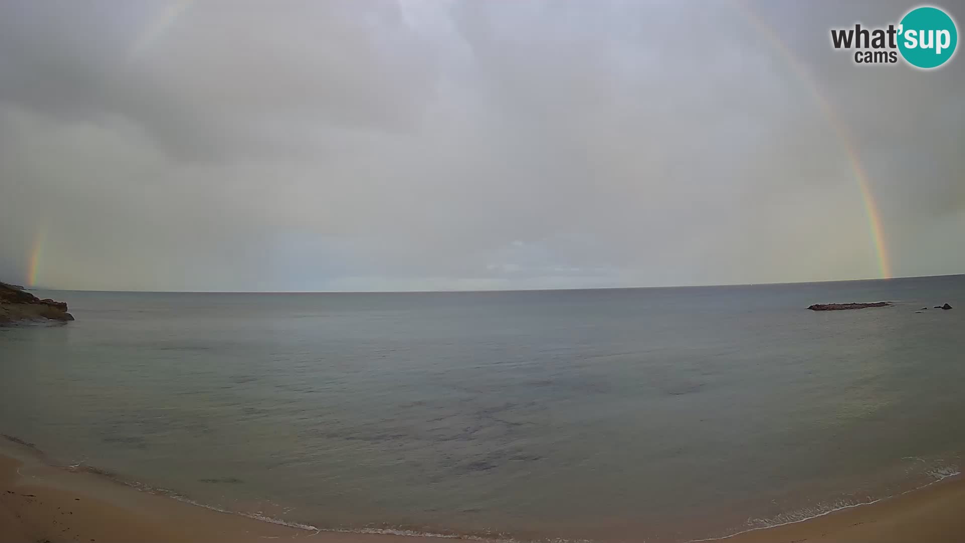 Lu Bagnu spletna kamera v živo Plaža Ampurias – Castelsardo – Sardinija – Italija