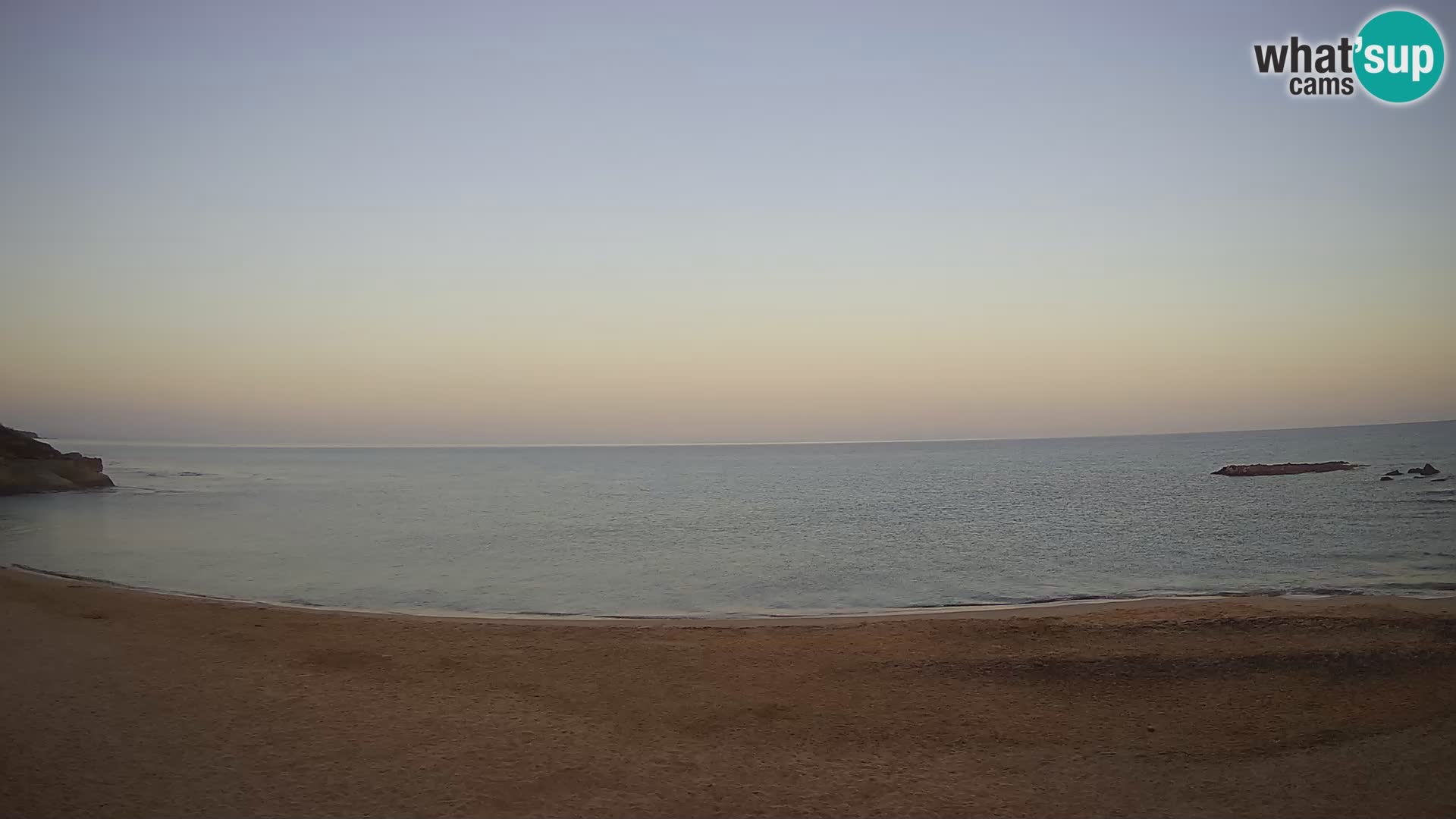 Lu Bagnu spletna kamera v živo Plaža Ampurias – Castelsardo – Sardinija – Italija