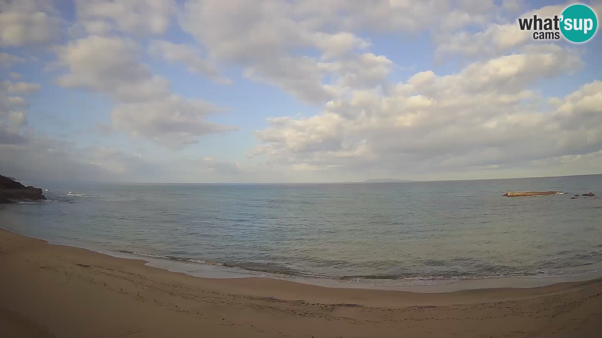 Lu Bagnu spletna kamera v živo Plaža Ampurias – Castelsardo – Sardinija – Italija