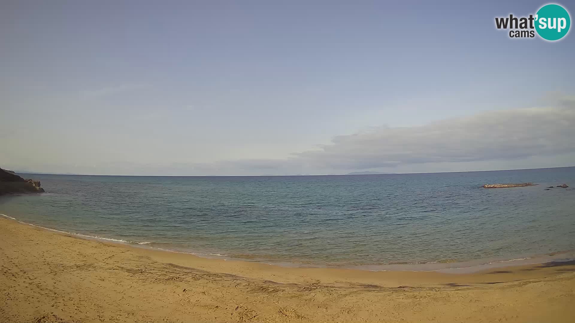 Lu Bagnu spletna kamera v živo Plaža Ampurias – Castelsardo – Sardinija – Italija