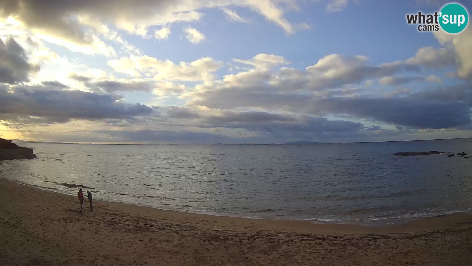 Lu Bagnu spletna kamera v živo Plaža Ampurias – Castelsardo – Sardinija – Italija