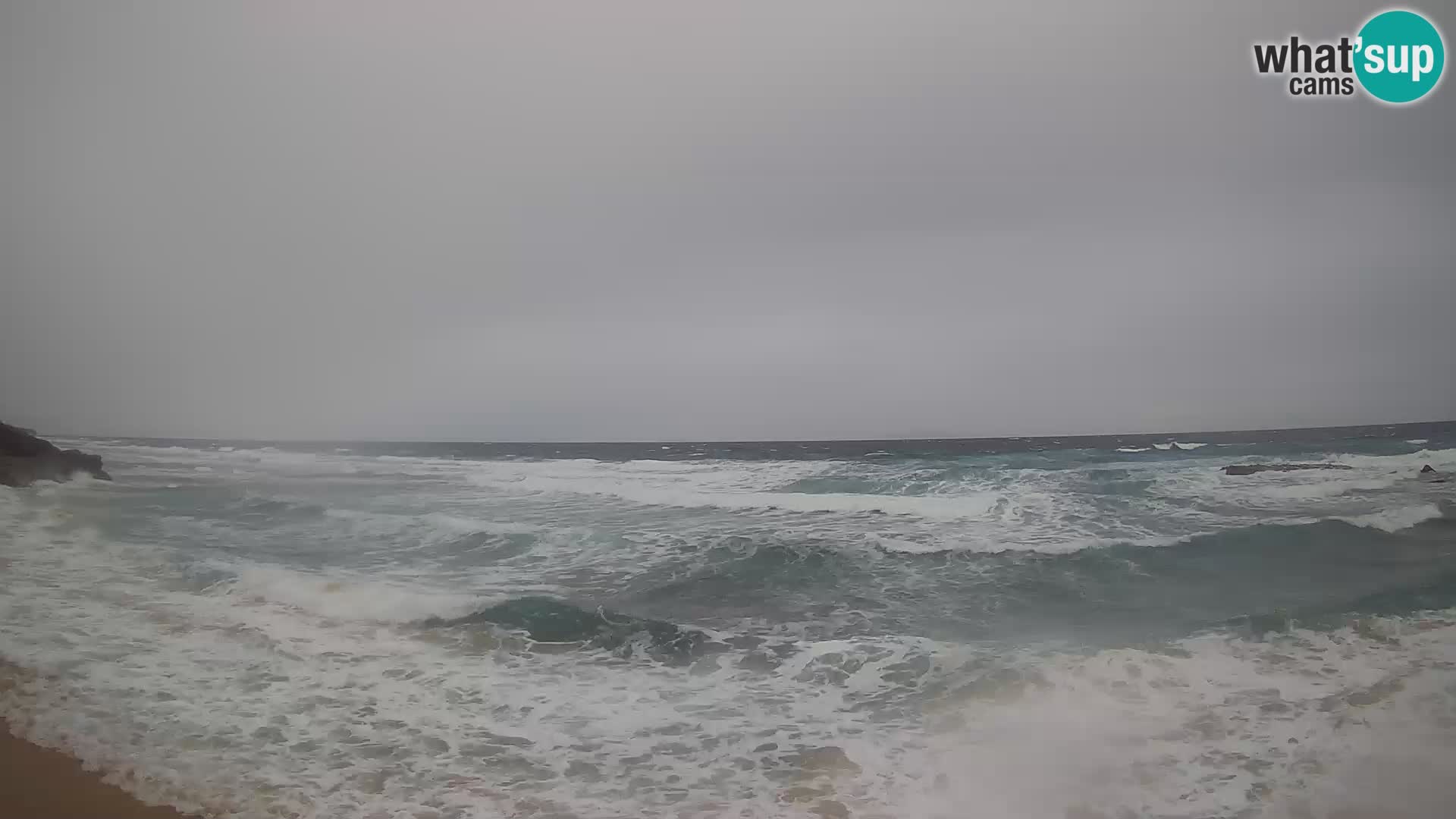 Lu Bagnu spletna kamera v živo Plaža Ampurias – Castelsardo – Sardinija – Italija