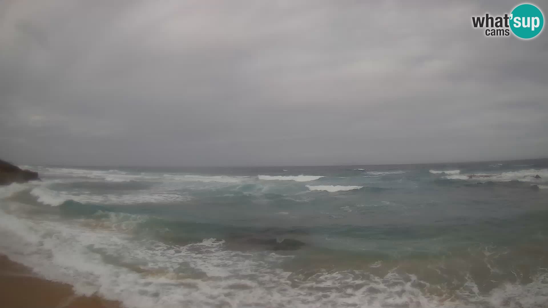 Lu Bagnu spletna kamera v živo Plaža Ampurias – Castelsardo – Sardinija – Italija