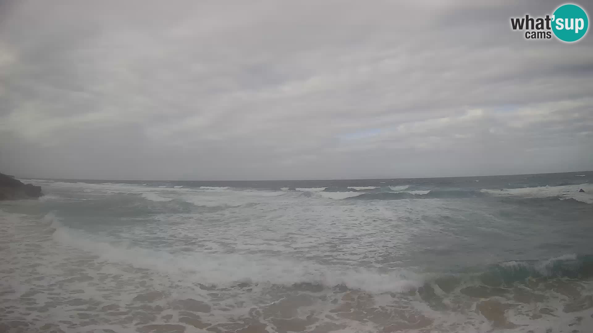 Lu Bagnu spletna kamera v živo Plaža Ampurias – Castelsardo – Sardinija – Italija