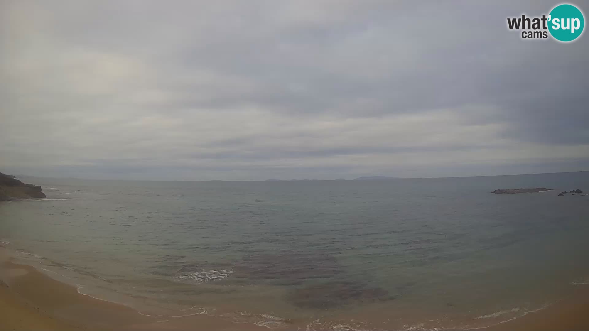 Lu Bagnu spletna kamera v živo Plaža Ampurias – Castelsardo – Sardinija – Italija