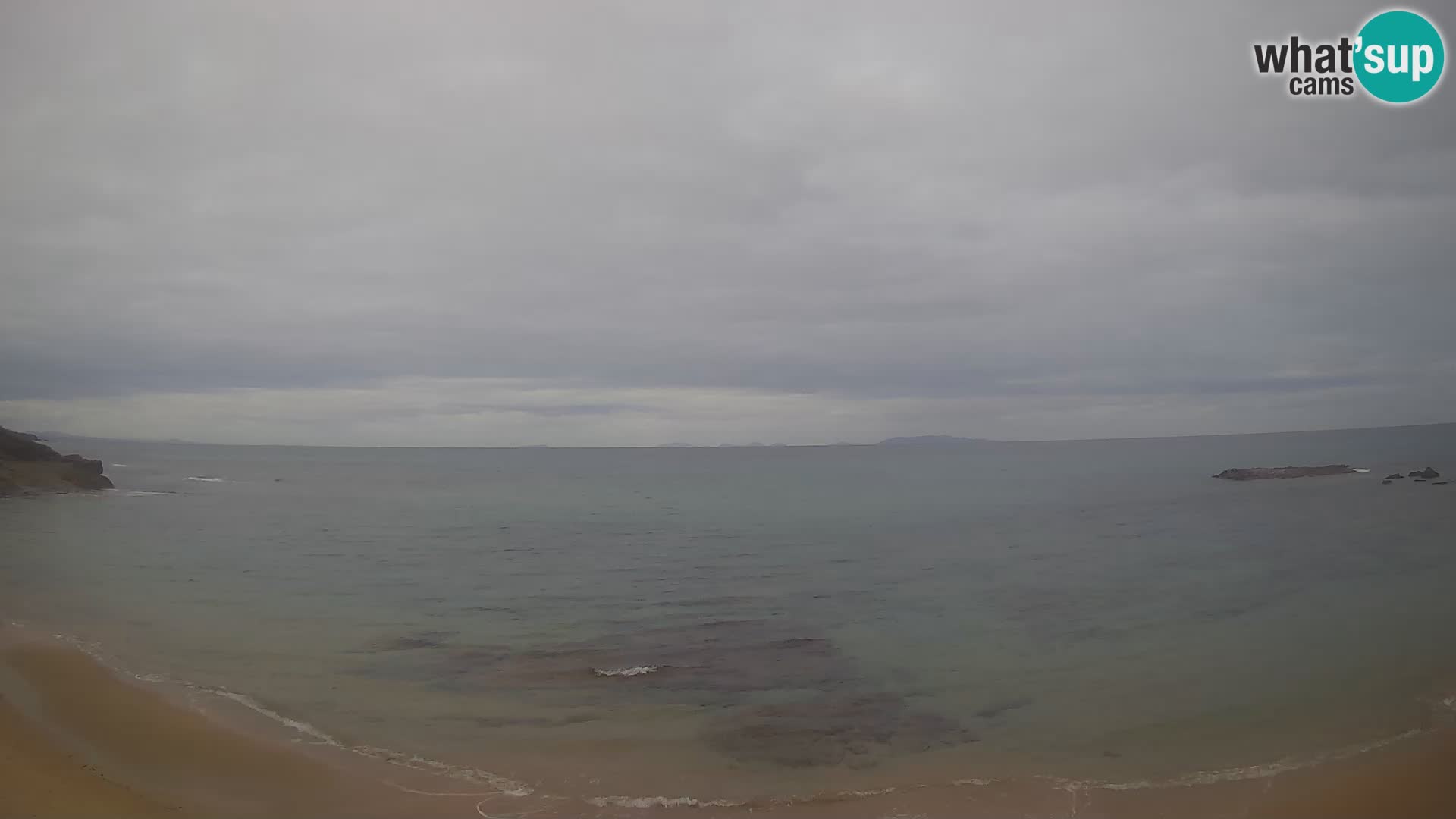 Lu Bagnu spletna kamera v živo Plaža Ampurias – Castelsardo – Sardinija – Italija