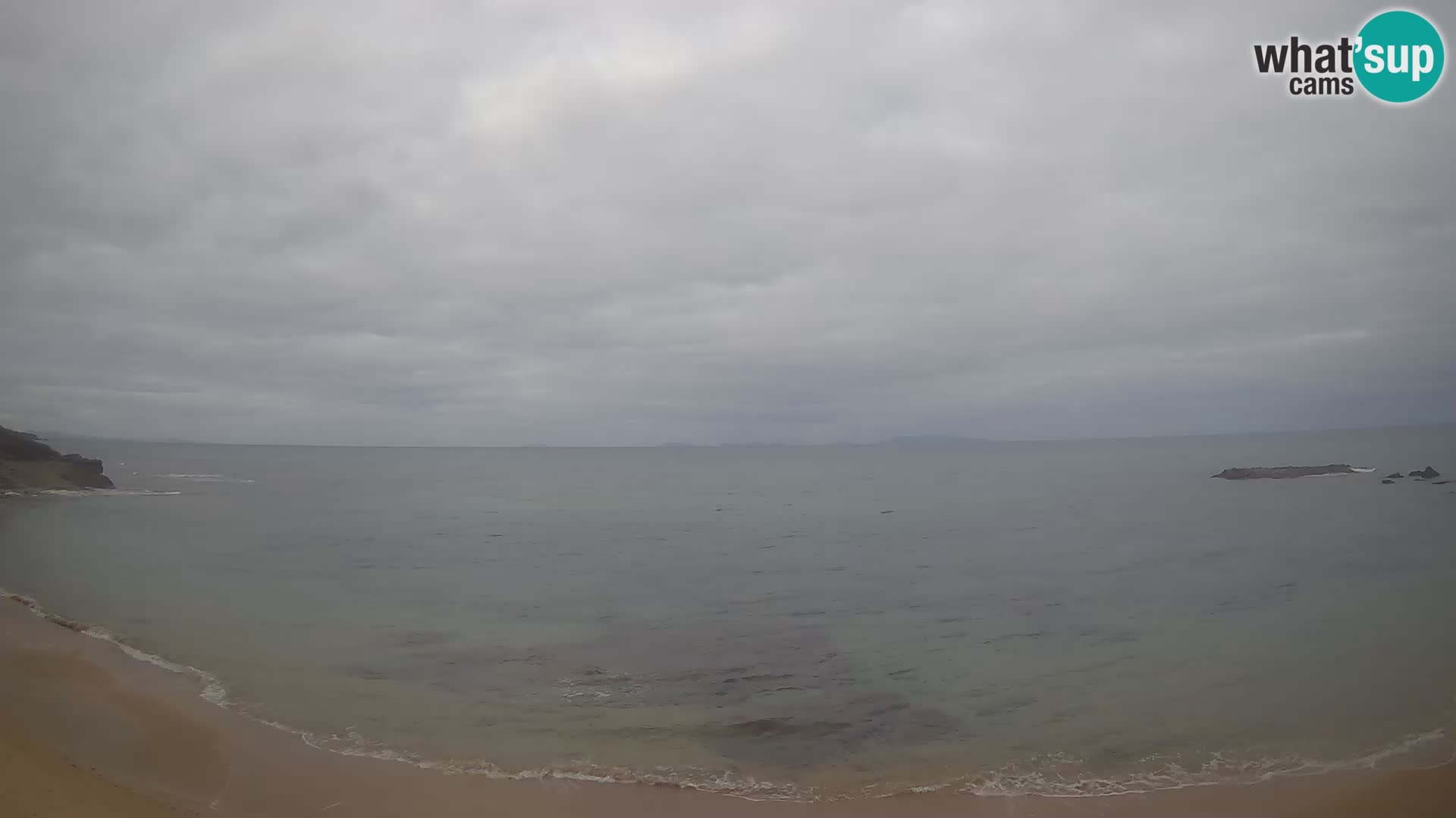 Lu Bagnu spletna kamera v živo Plaža Ampurias – Castelsardo – Sardinija – Italija