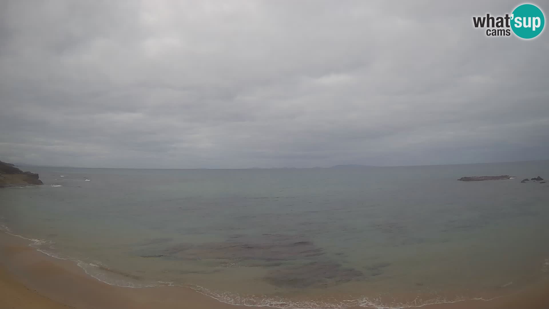 Lu Bagnu spletna kamera v živo Plaža Ampurias – Castelsardo – Sardinija – Italija