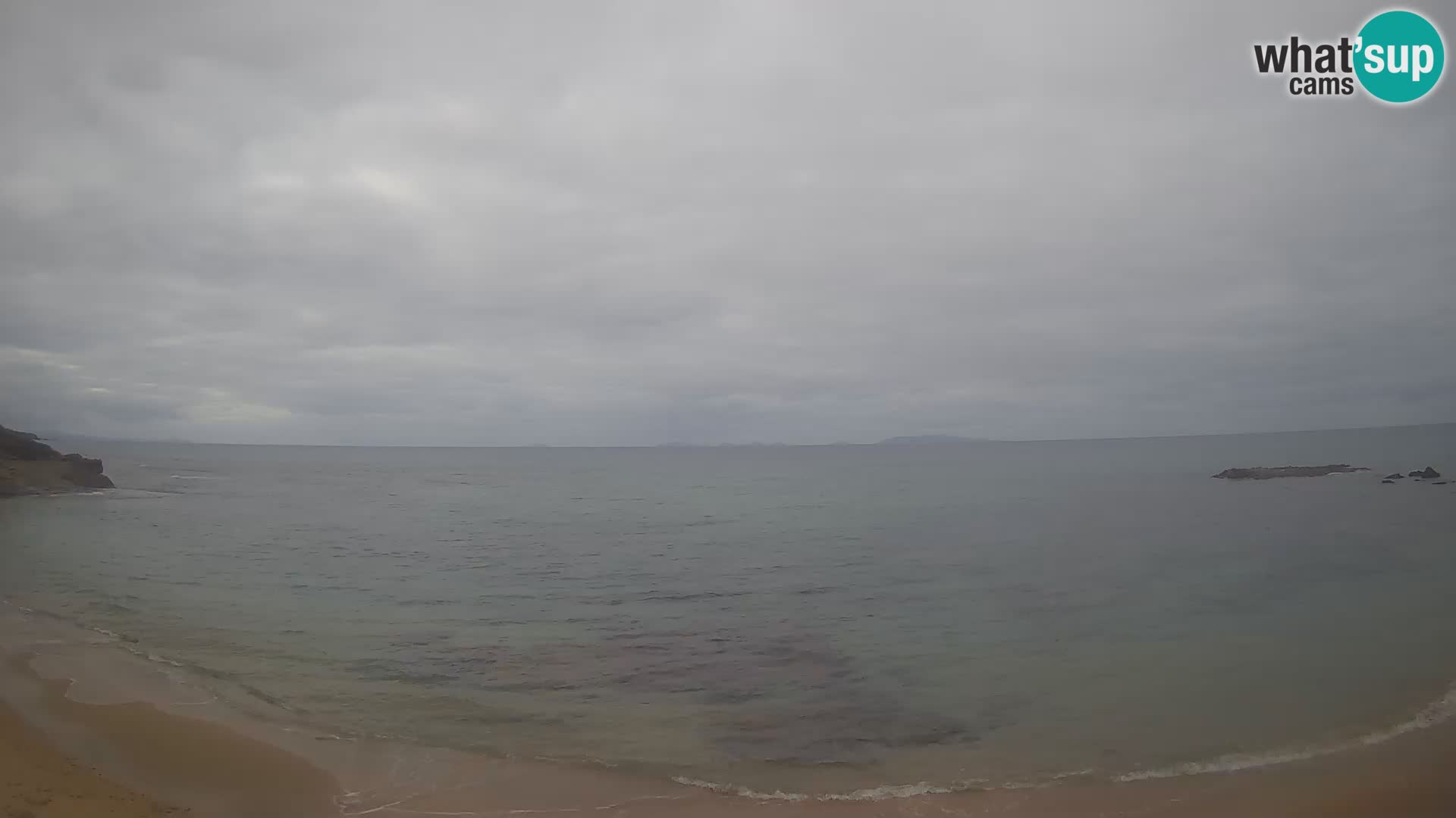 Lu Bagnu spletna kamera v živo Plaža Ampurias – Castelsardo – Sardinija – Italija