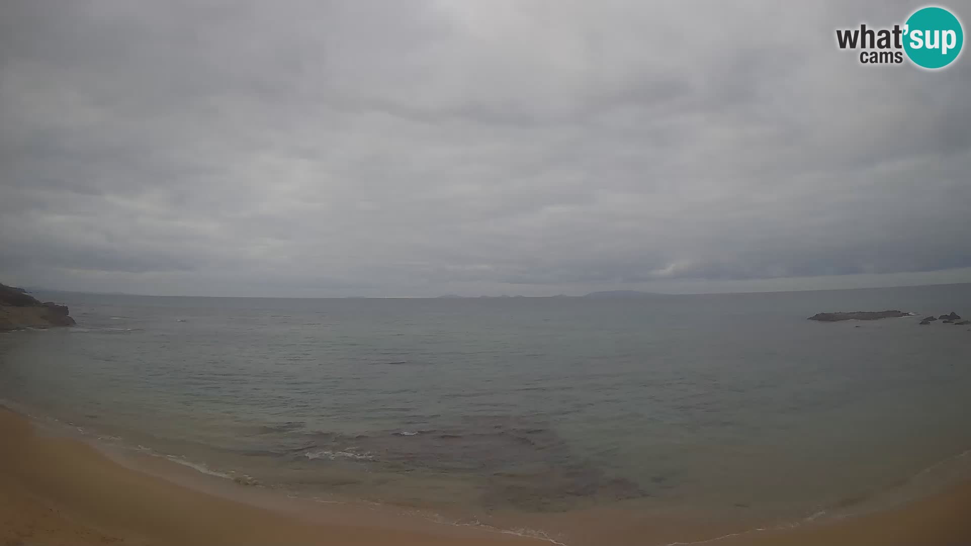 Lu Bagnu spletna kamera v živo Plaža Ampurias – Castelsardo – Sardinija – Italija