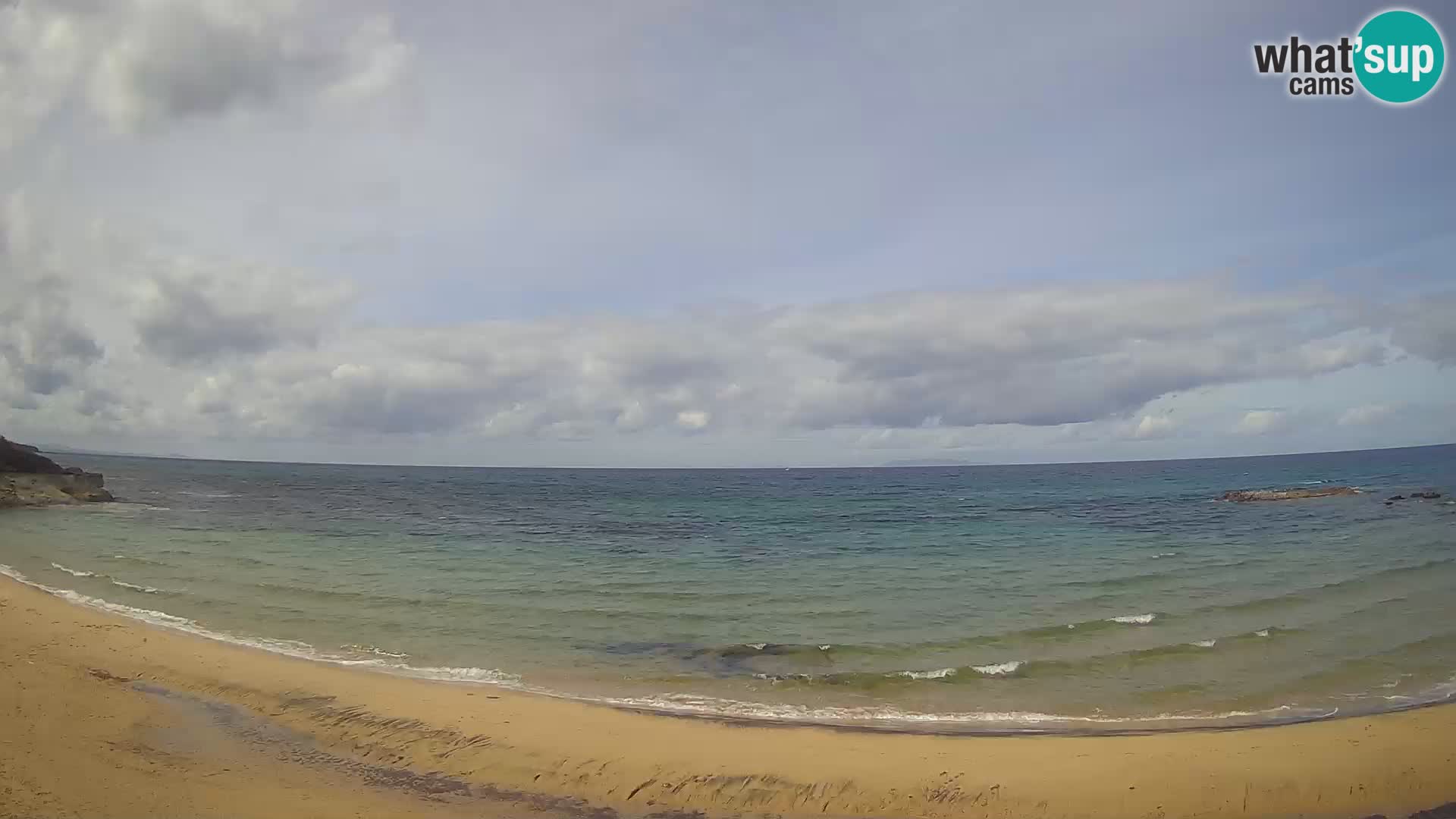 Lu Bagnu spletna kamera v živo Plaža Ampurias – Castelsardo – Sardinija – Italija