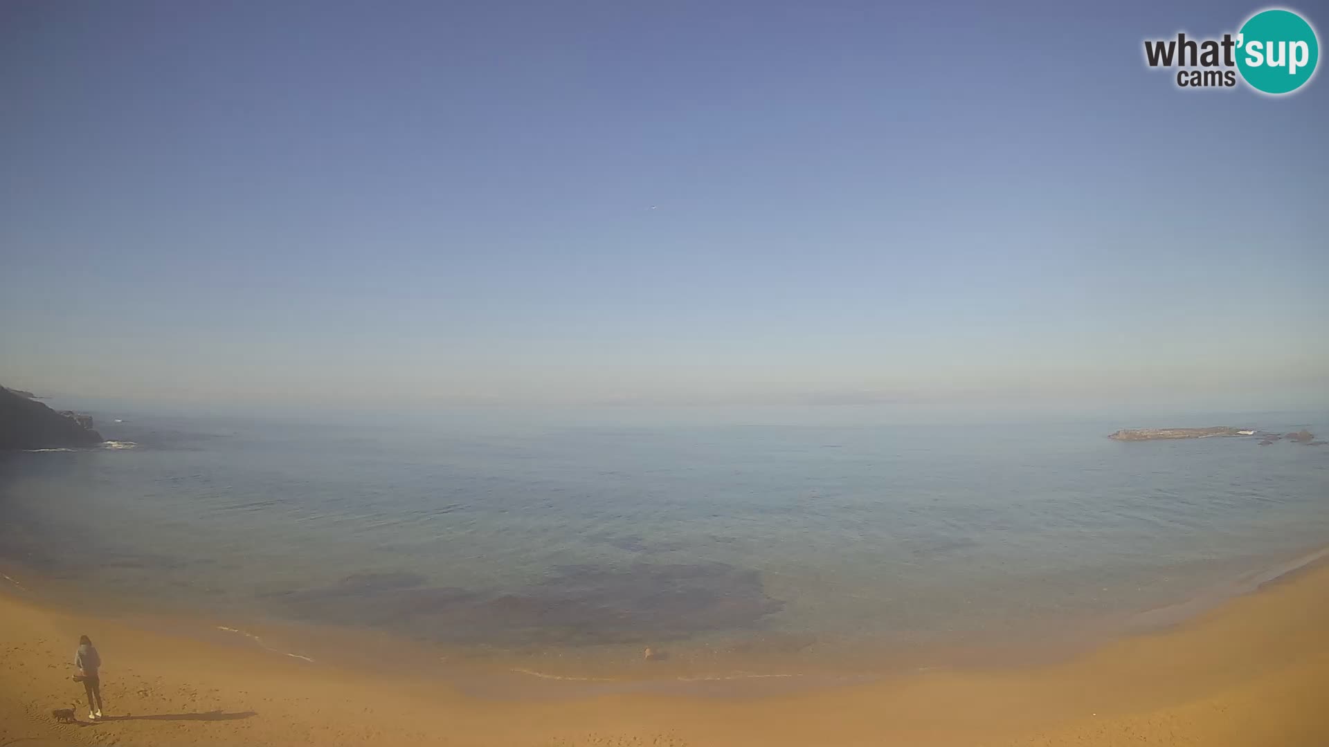 Lu Bagnu spletna kamera v živo Plaža Ampurias – Castelsardo – Sardinija – Italija